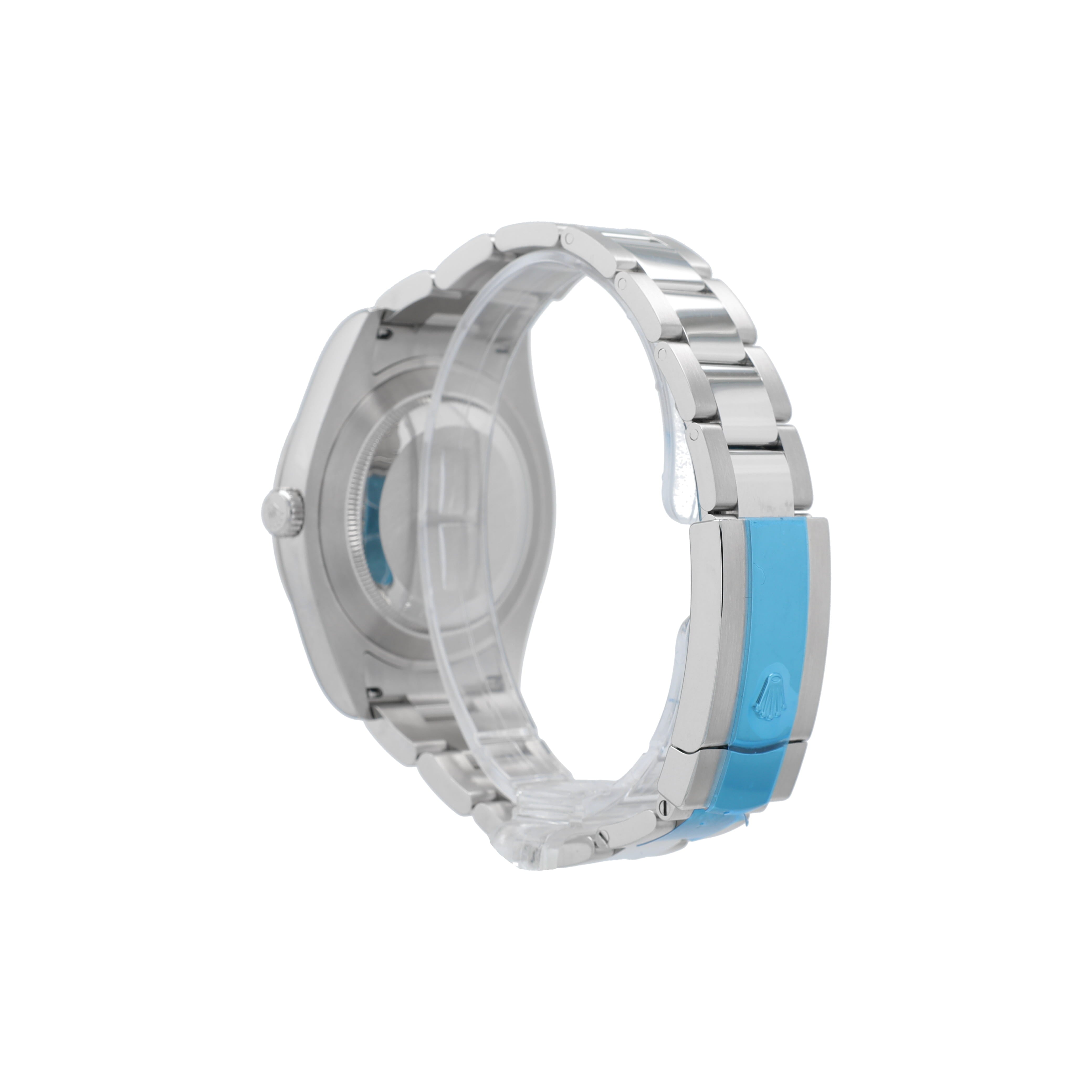 Rolex Datejust 41 126334 41mm Blue Luminous Index Dial Fluted Bezel Oyster Band - Luxuriant Concierge