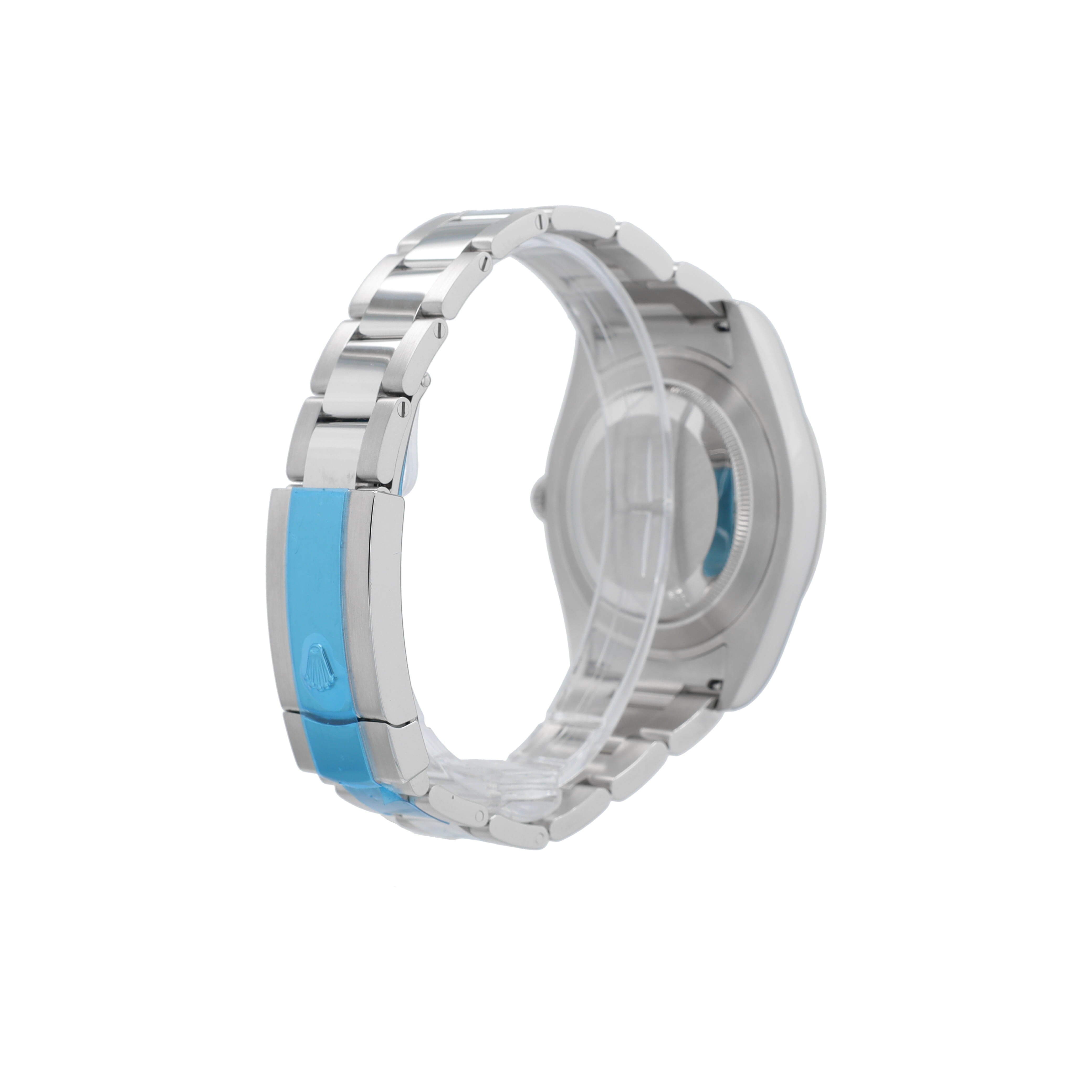 Rolex Datejust 41 126334 41mm Blue Luminous Index Dial Fluted Bezel Oyster Band - Luxuriant Concierge