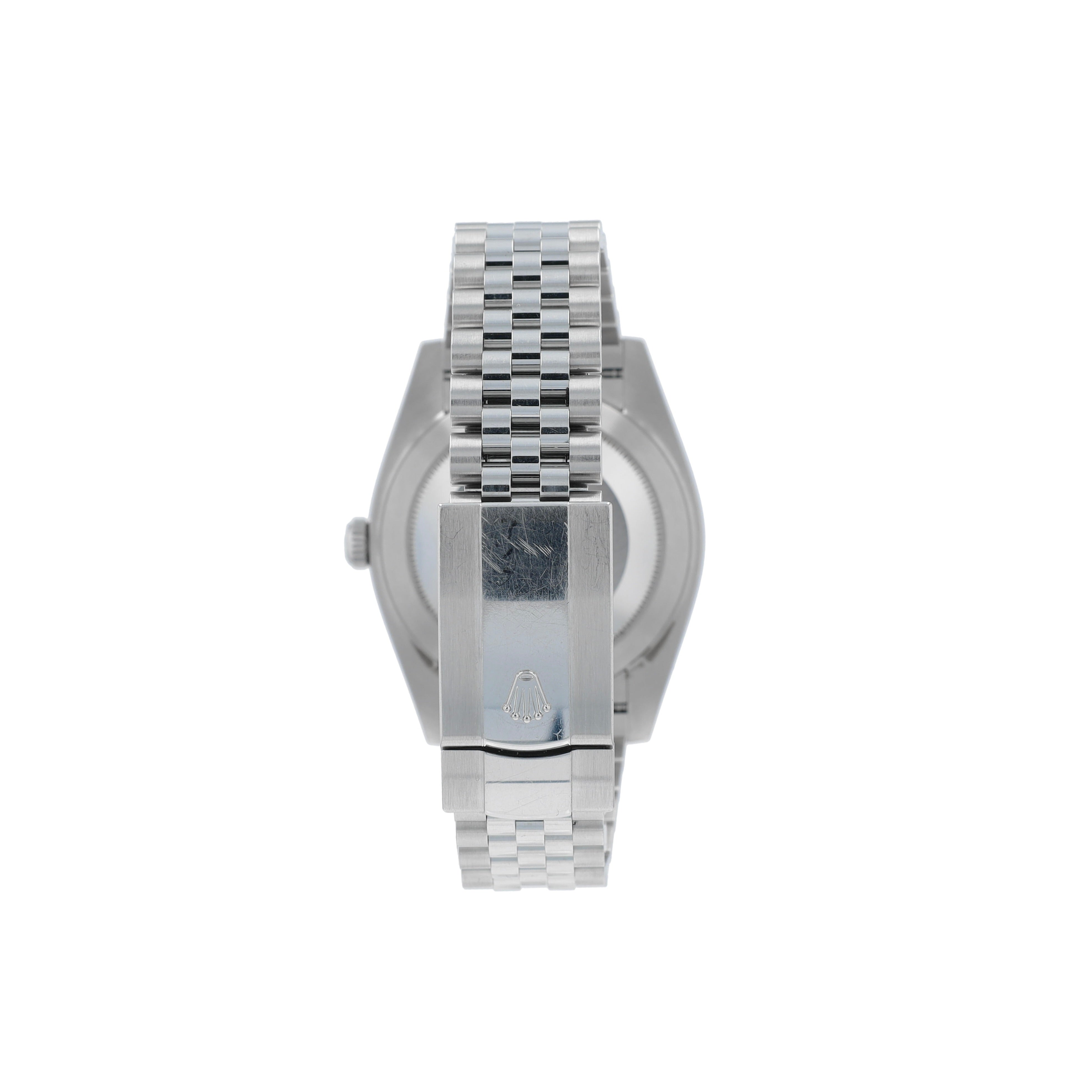 B&P Rolex Datejust 41 126334 41mm White Roman Numeral Dial Fluted Bezel Jubilee Band