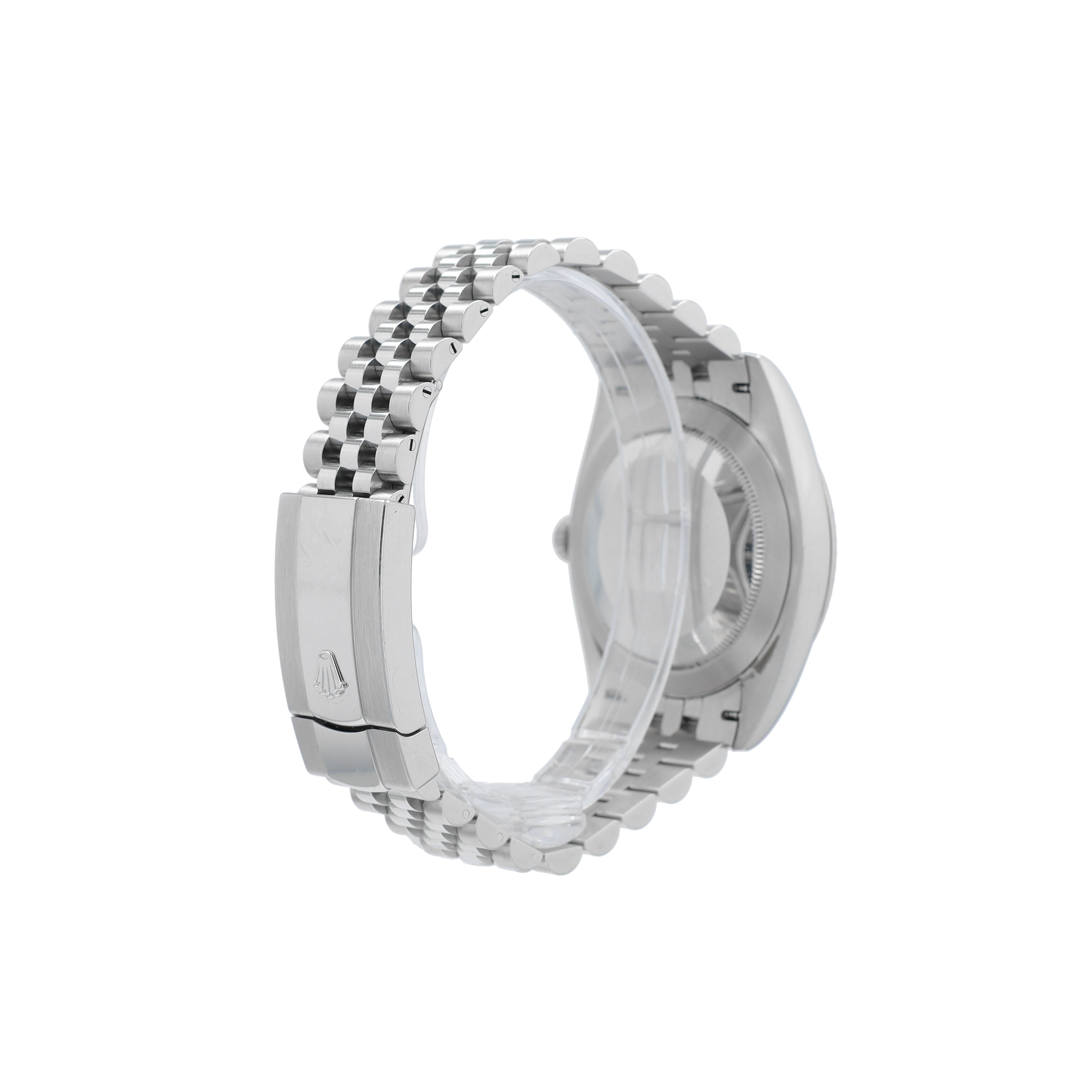 B&P Rolex Datejust 41 126334 41mm White Roman Numeral Dial Fluted Bezel Jubilee Band