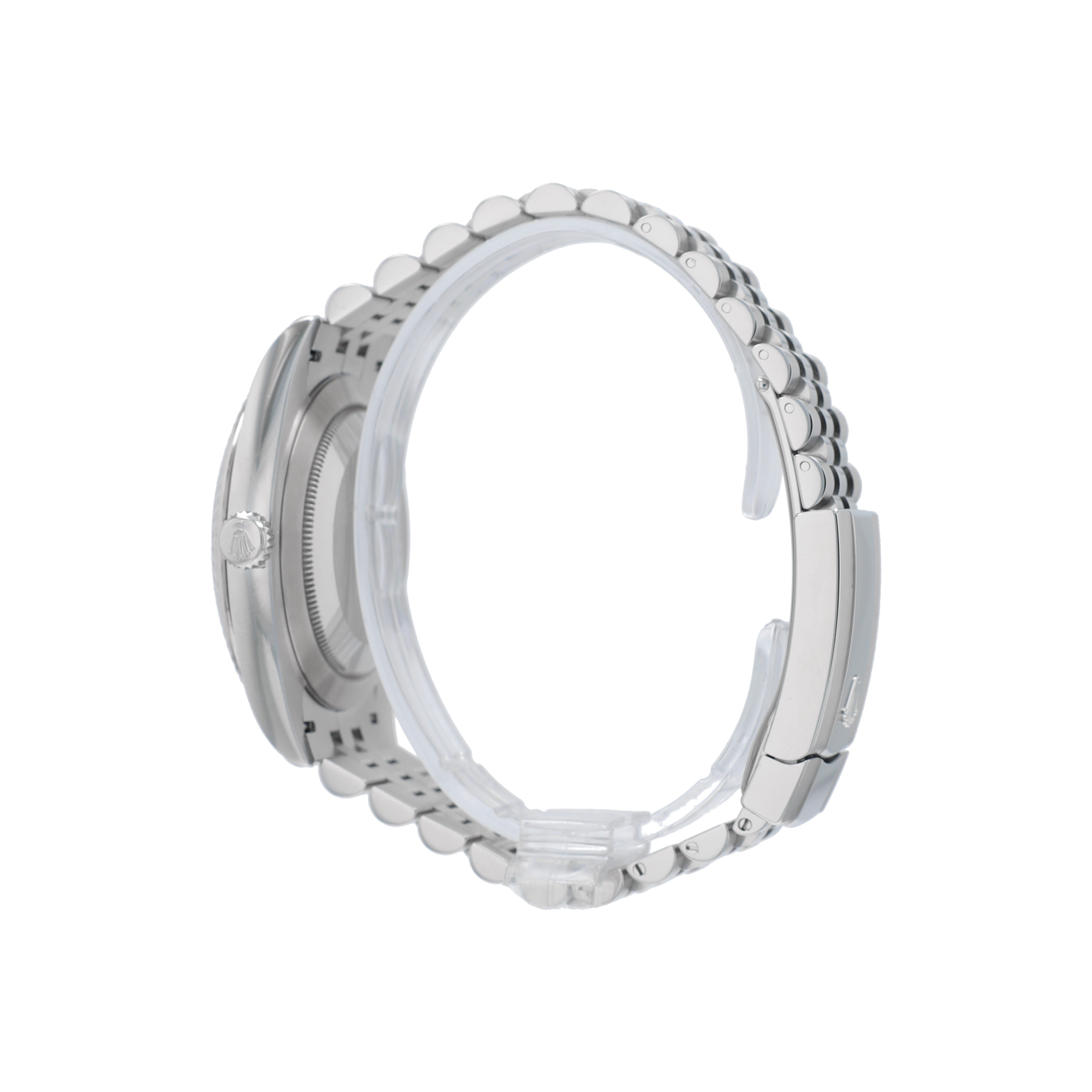 B&P Rolex Datejust 40 126334 41mm Black Luminous Dial Fluted Bezel Oyster Band - Luxuriant Concierge