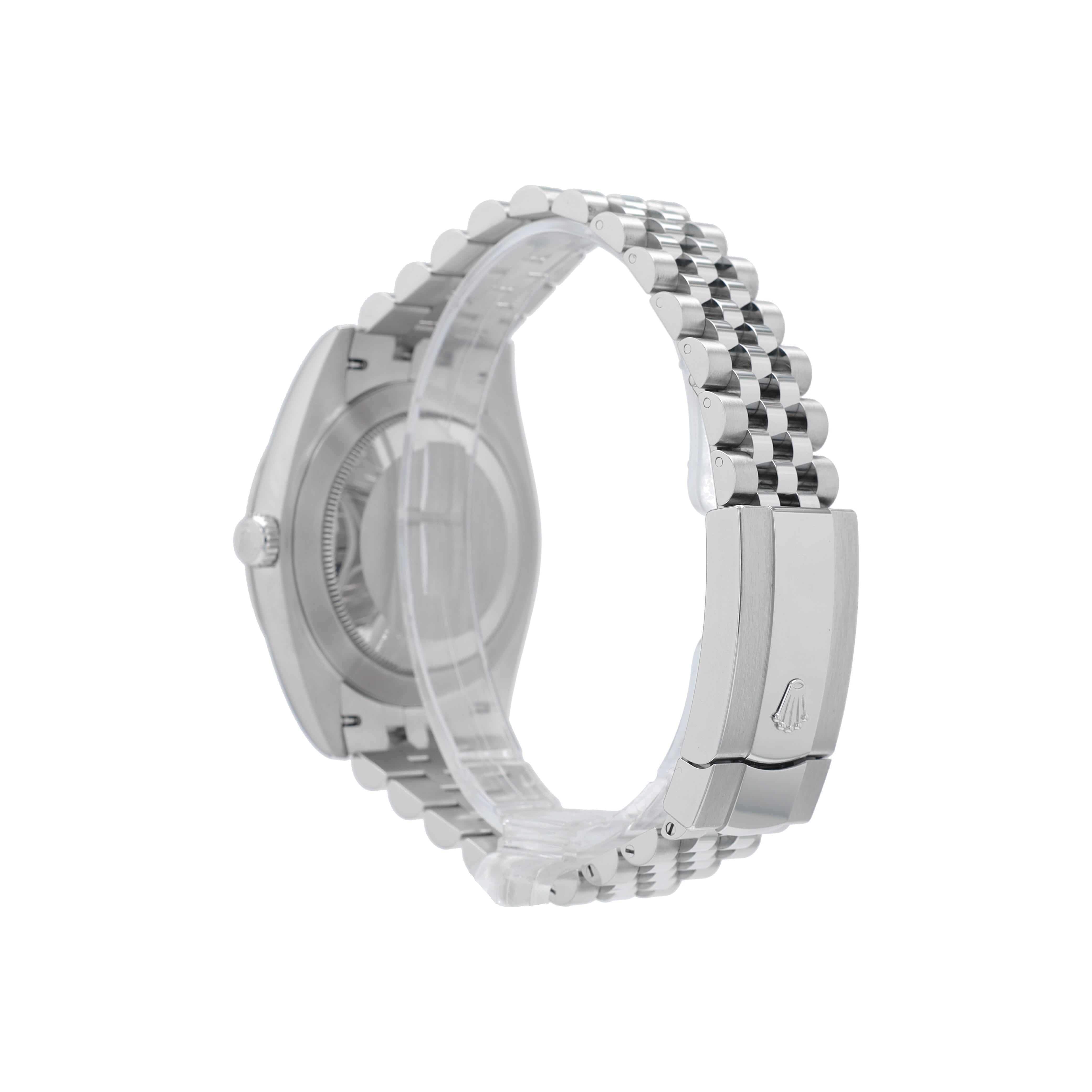 B&P Rolex Datejust 40 126334 41mm Black Luminous Dial Fluted Bezel Oyster Band - Luxuriant Concierge