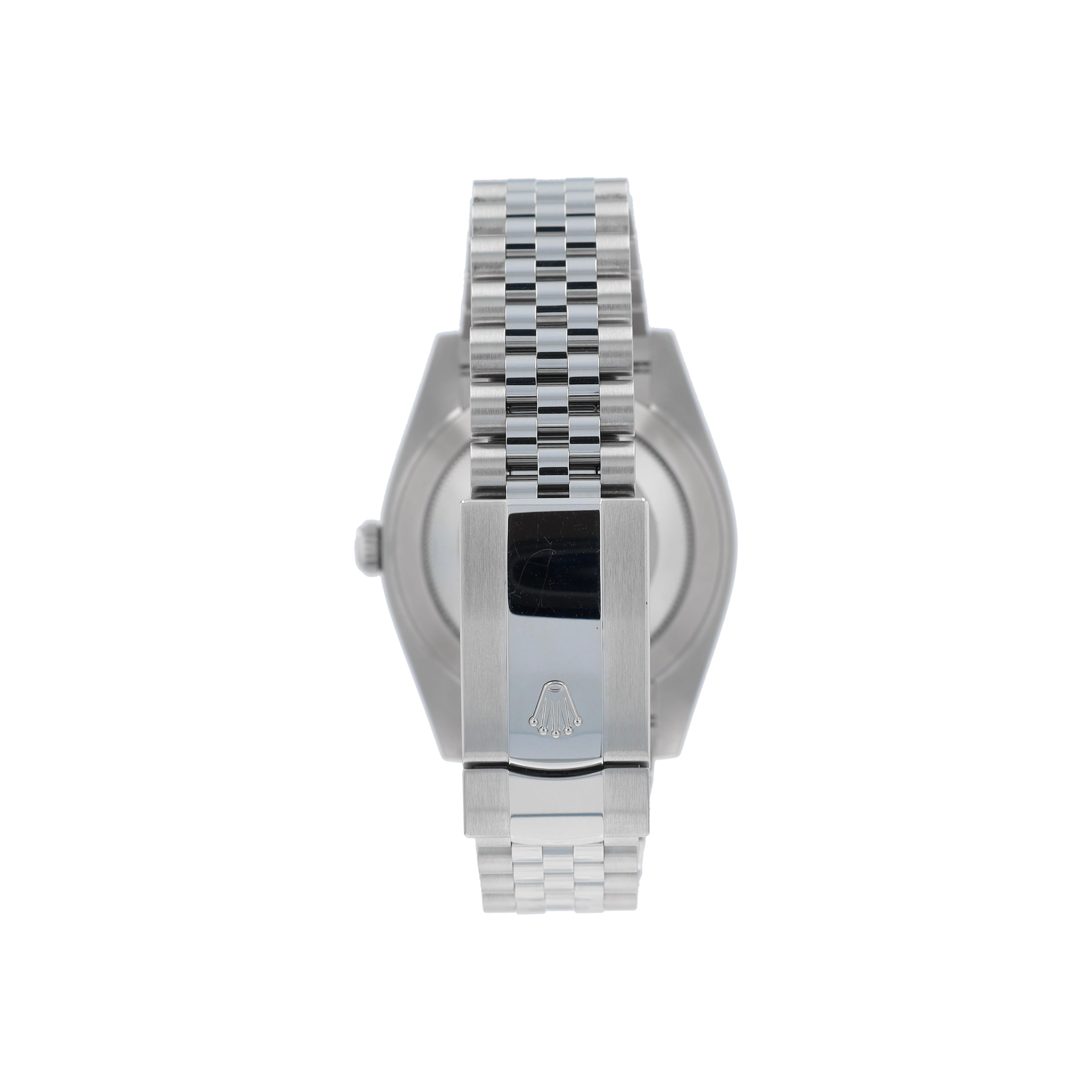 B&P Rolex Datejust 40 126334 41mm Black Luminous Dial Fluted Bezel Oyster Band - Luxuriant Concierge