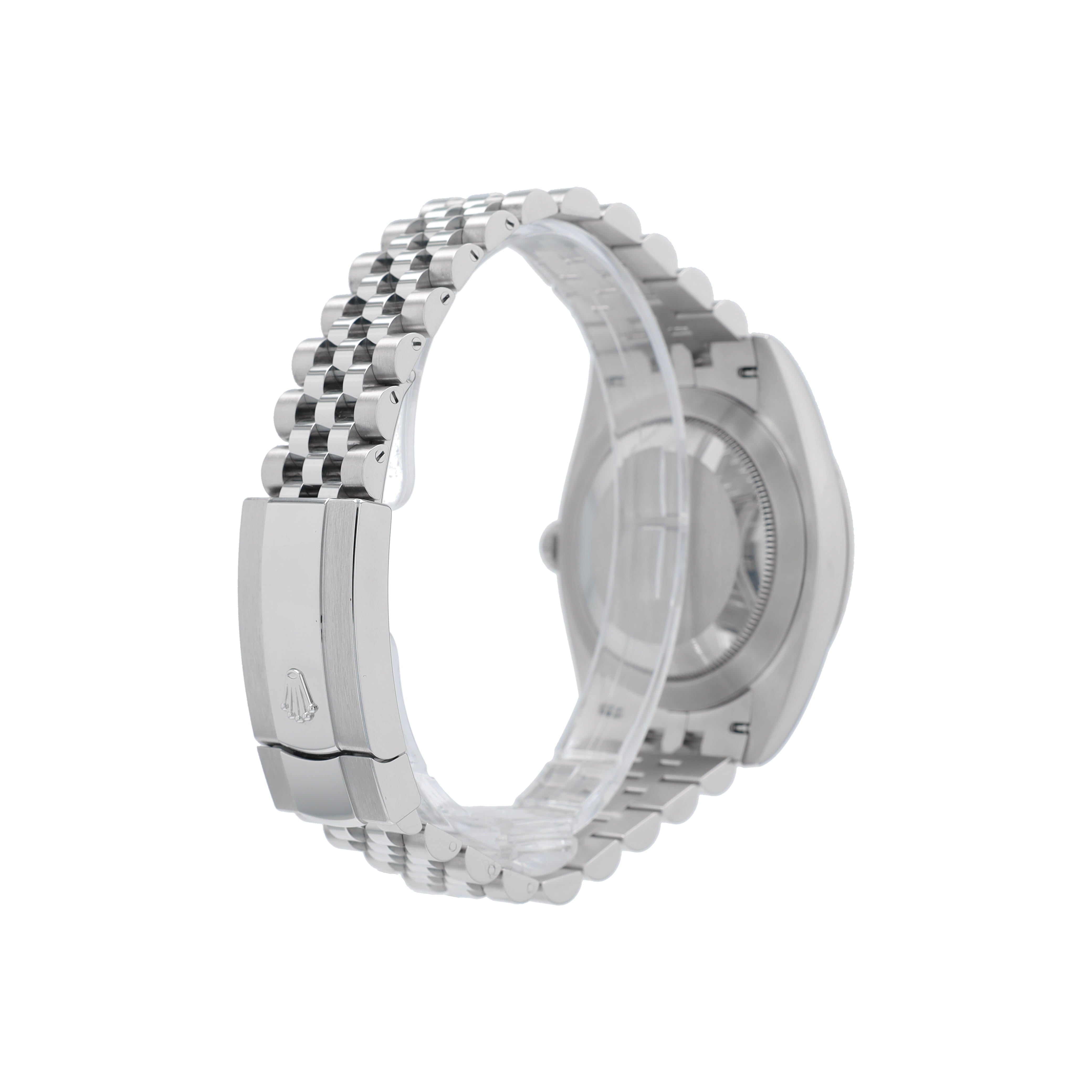 B&P Rolex Datejust 40 126334 41mm Black Luminous Dial Fluted Bezel Oyster Band - Luxuriant Concierge