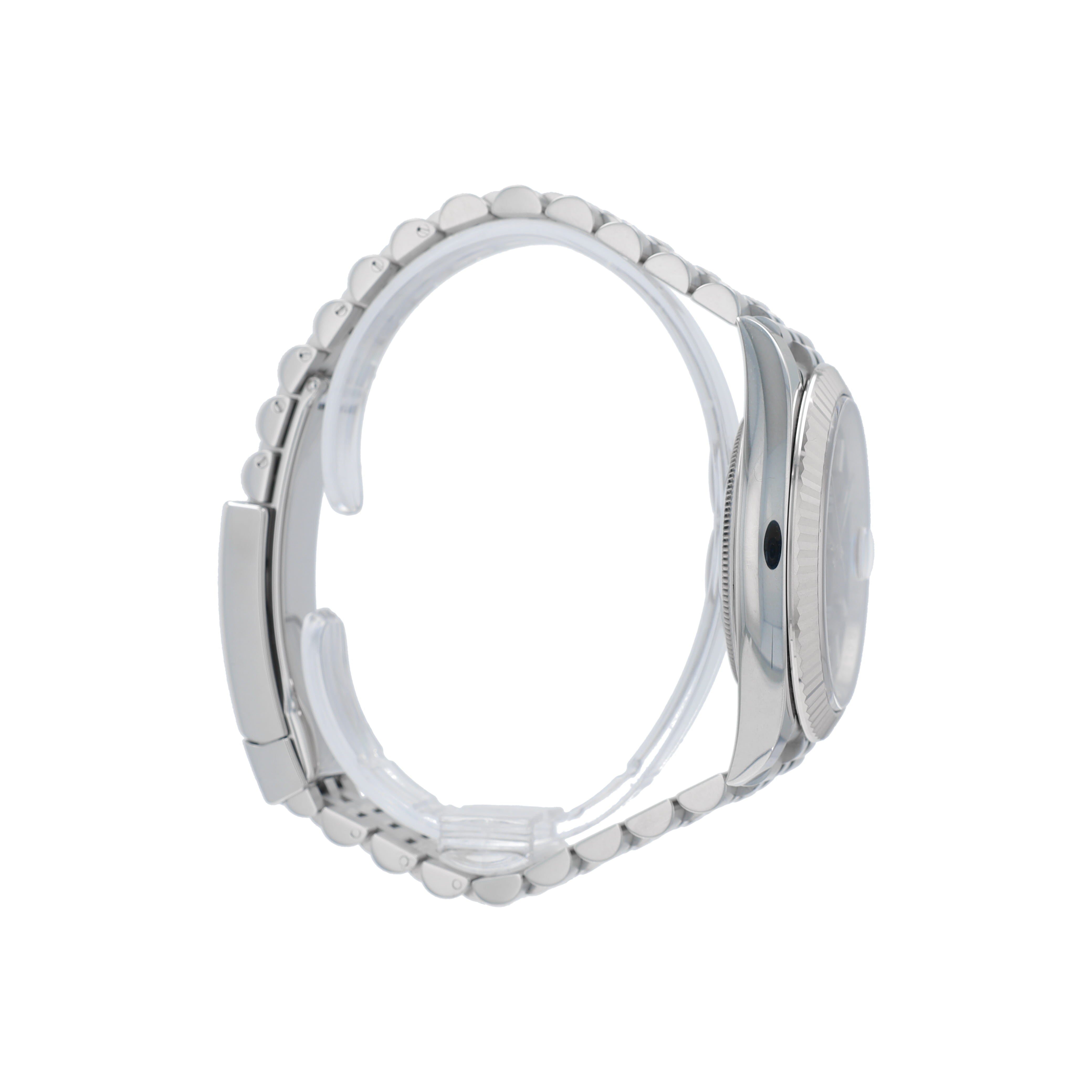 B&P Rolex Datejust 40 126334 41mm Black Luminous Dial Fluted Bezel Oyster Band - Luxuriant Concierge