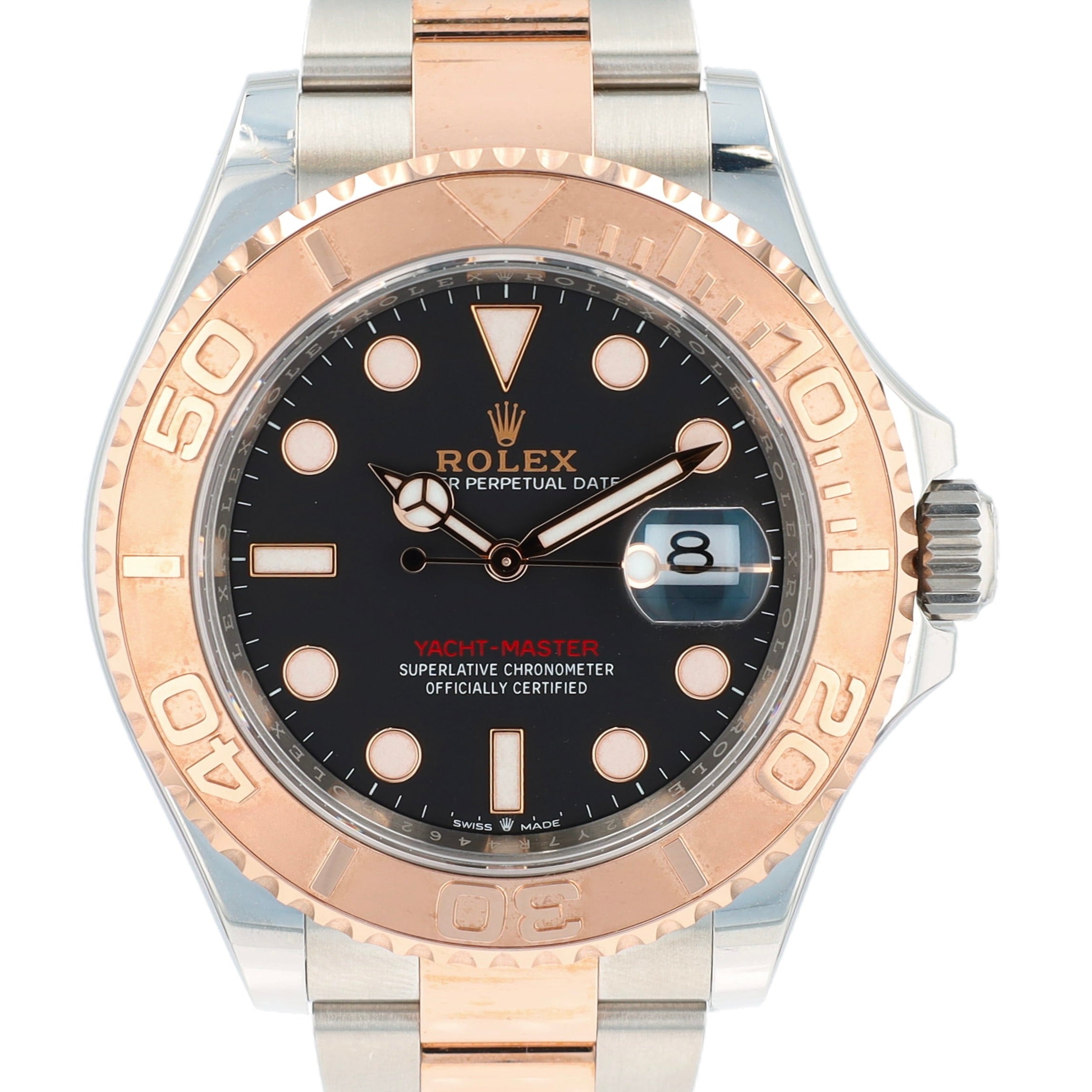 B&P Rolex Yacht-Master 126621 40mm Black Luminous Dial Rotatable Bezel Bezel Oyster Band