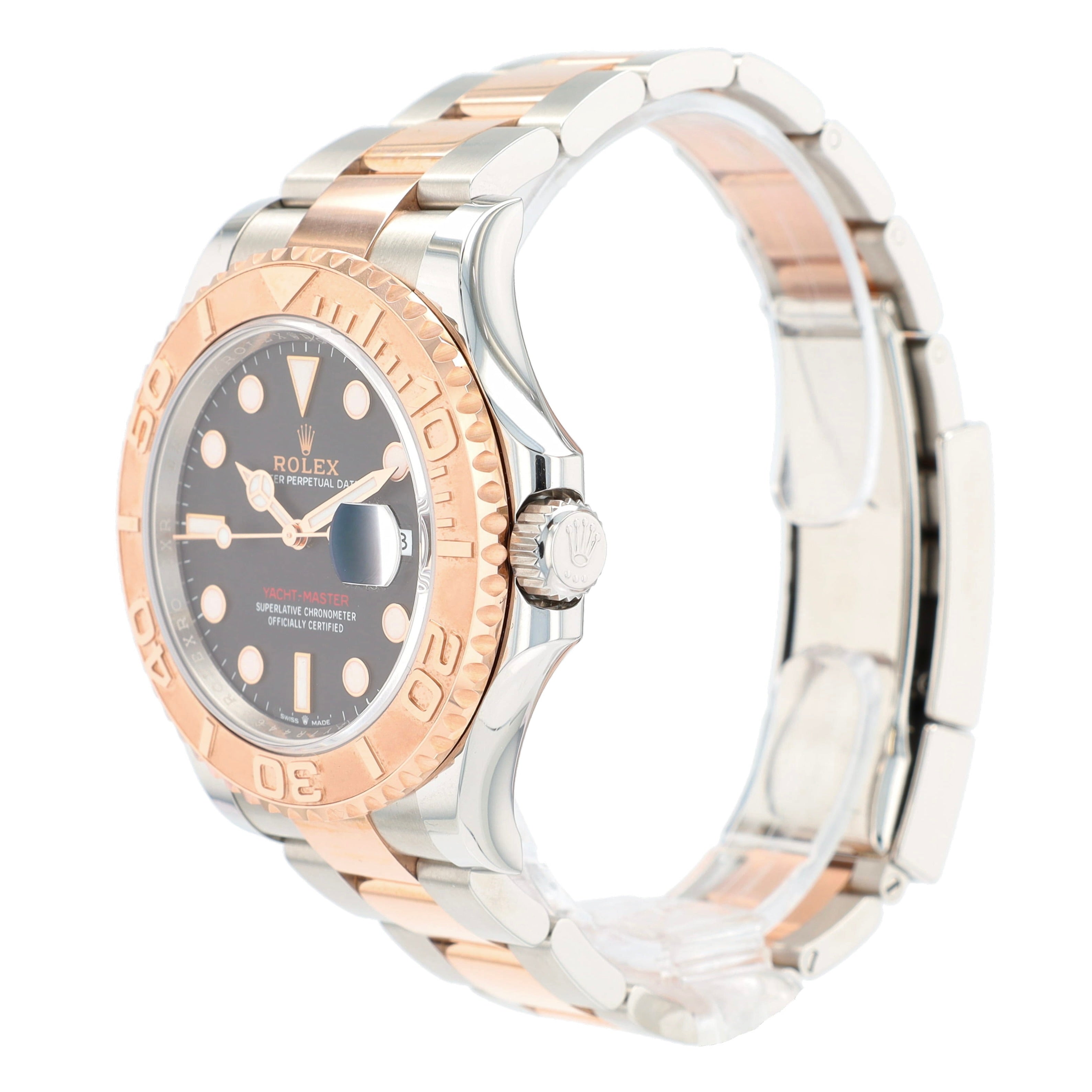 B&P Rolex Yacht-Master 126621 40mm Black Luminous Dial Rotatable Bezel Bezel Oyster Band