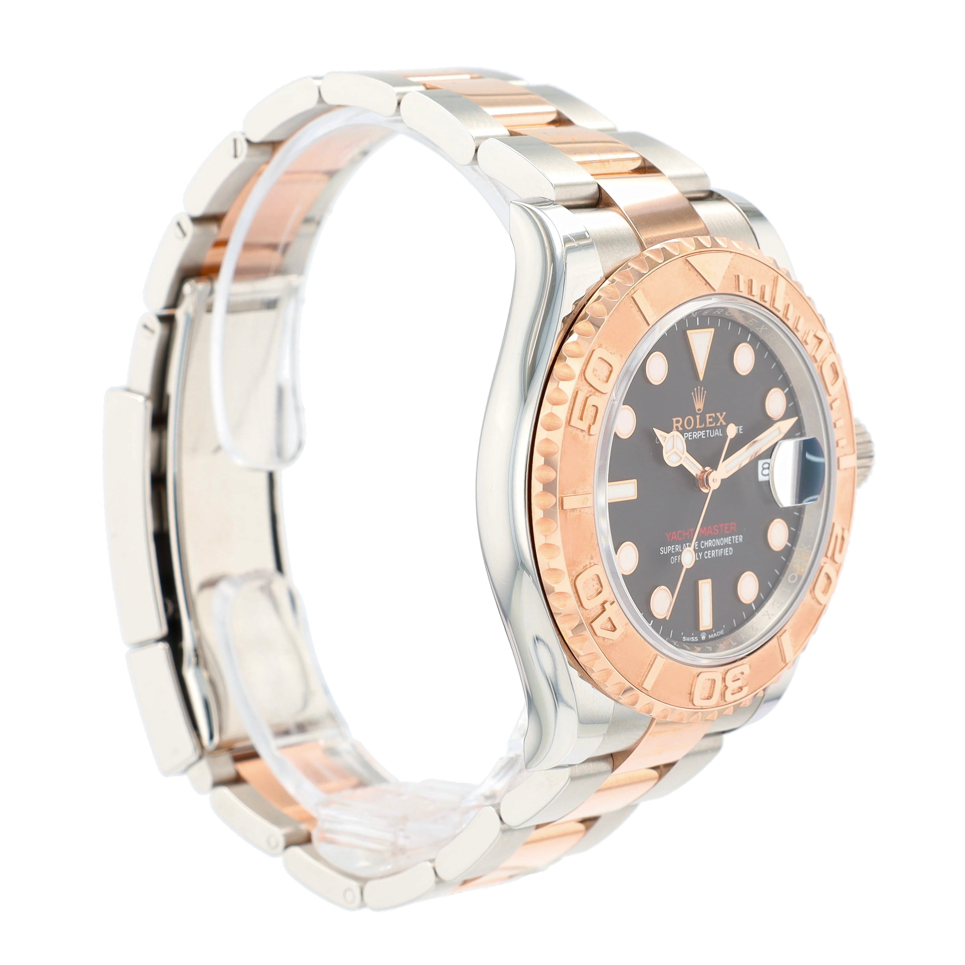 B&P Rolex Yacht-Master 126621 40mm Black Luminous Dial Rotatable Bezel Bezel Oyster Band