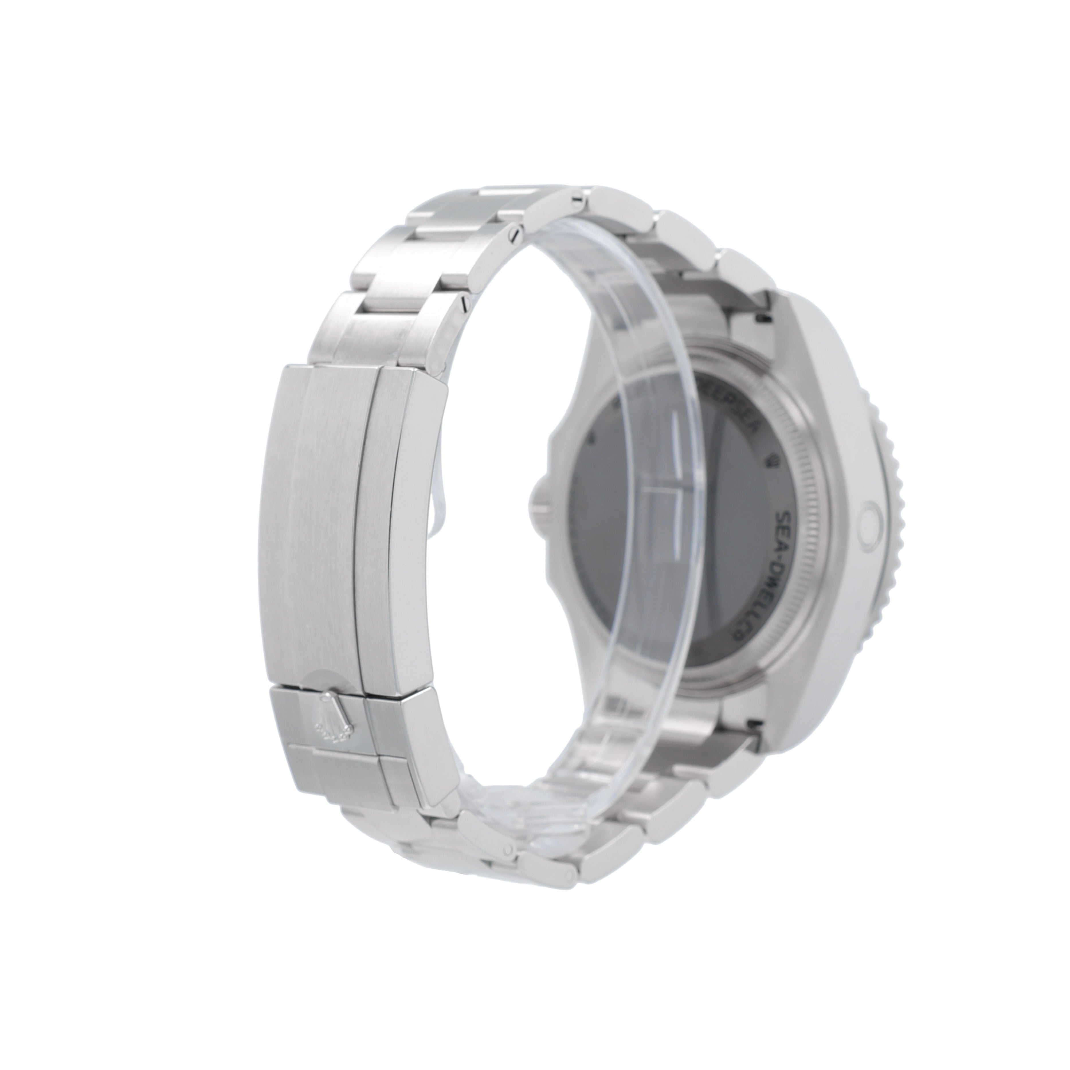 B&P Rolex Sea-Dweller 136660 44mm Blue-Black Luminous Dial Rotating Bezel with Black Insert Bezel Oyster Band - Luxuriant Concierge