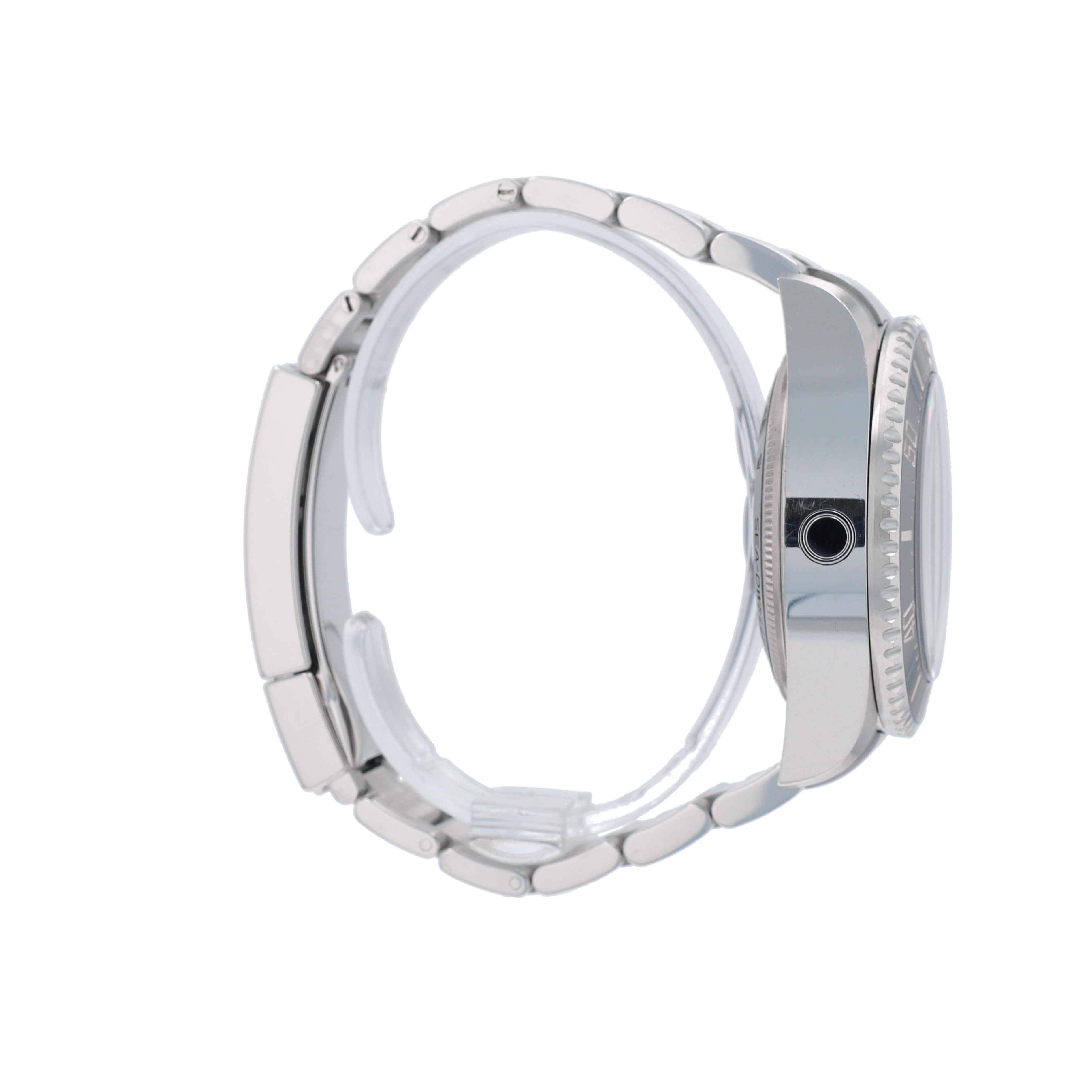 B&P Rolex Sea-Dweller 136660 44mm Blue-Black Luminous Dial Rotating Bezel with Black Insert Bezel Oyster Band - Luxuriant Concierge