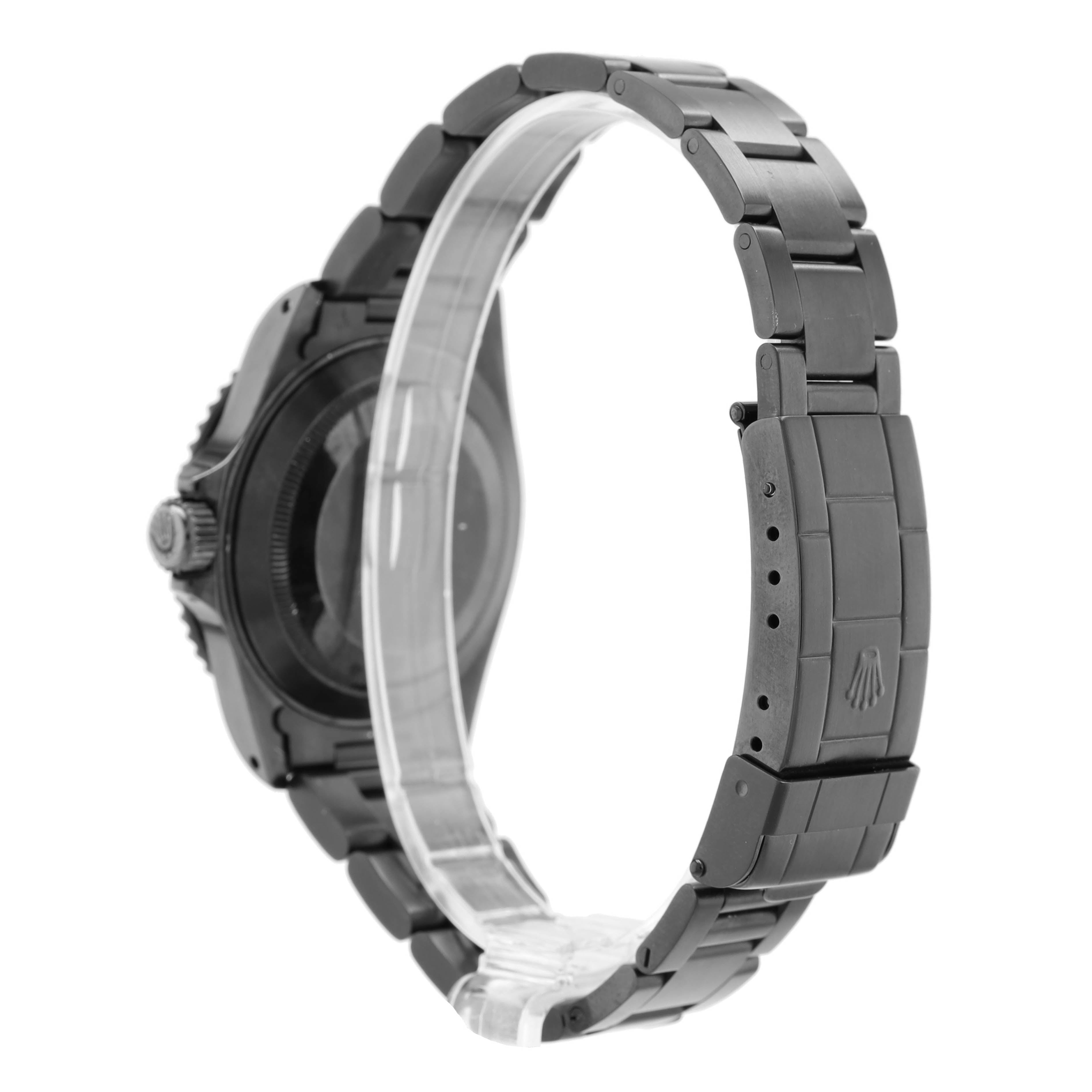 Rolex Submariner - NO DATE 14060M 40mm Black Luminous Marker Dial Rotating Bezel with Black Insert - Black PVD Bezel Oyster Band