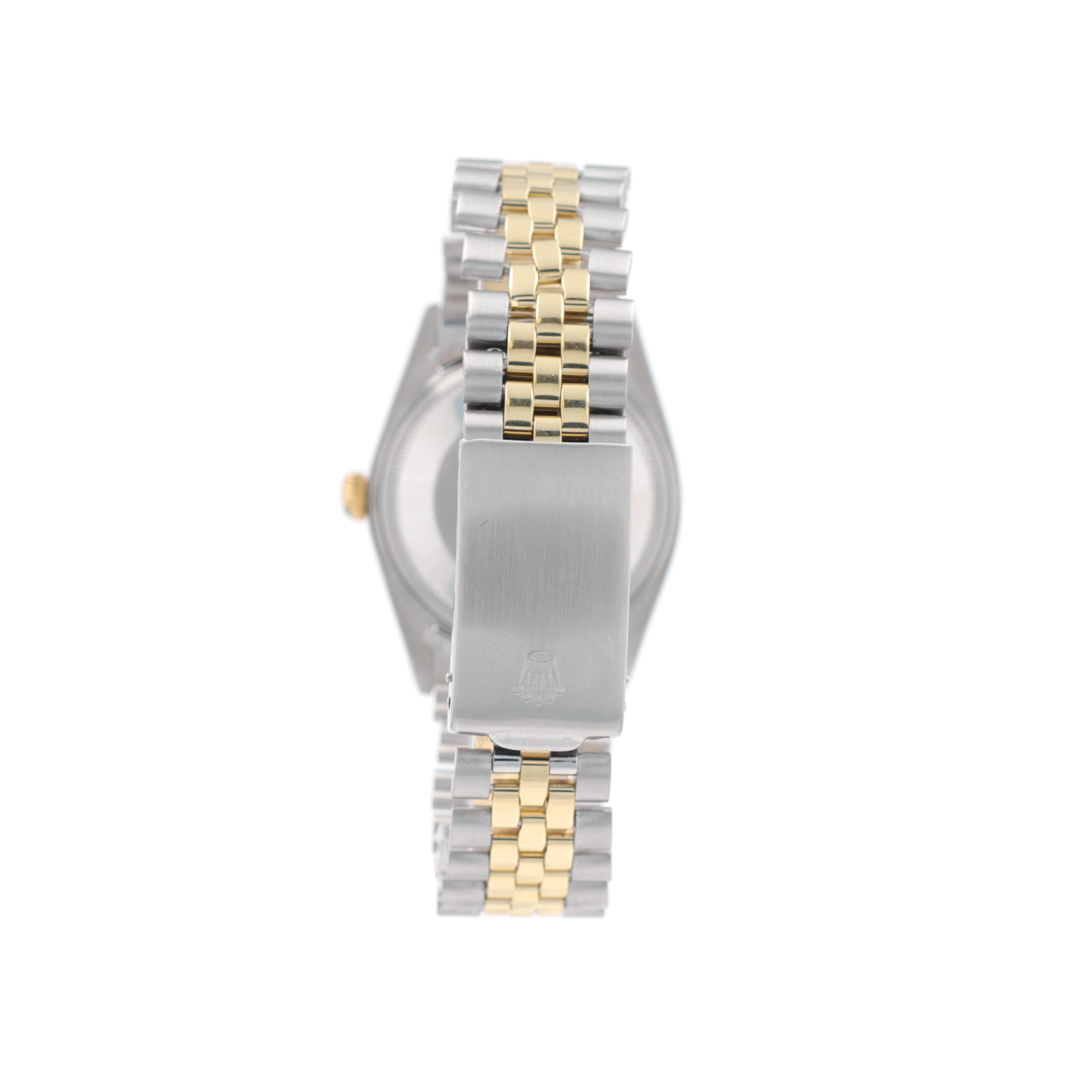 Rolex Datejust 1601 36mm Silver Index Dial Fluted Bezel Jubilee Folded Band
