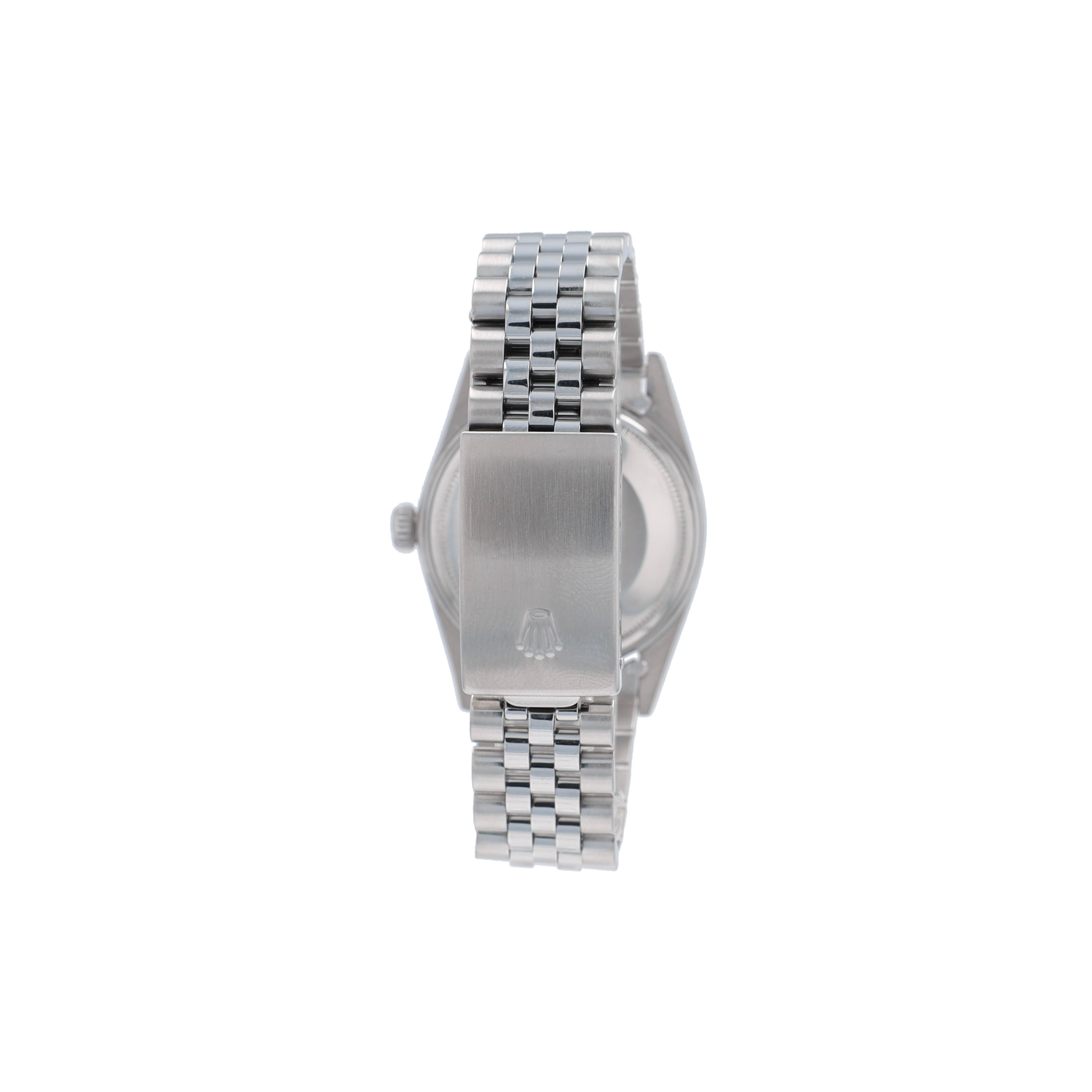 Rolex Datejust 1601 36mm Silver Index Dial Fluted Bezel Jubilee Band - Luxuriant Concierge