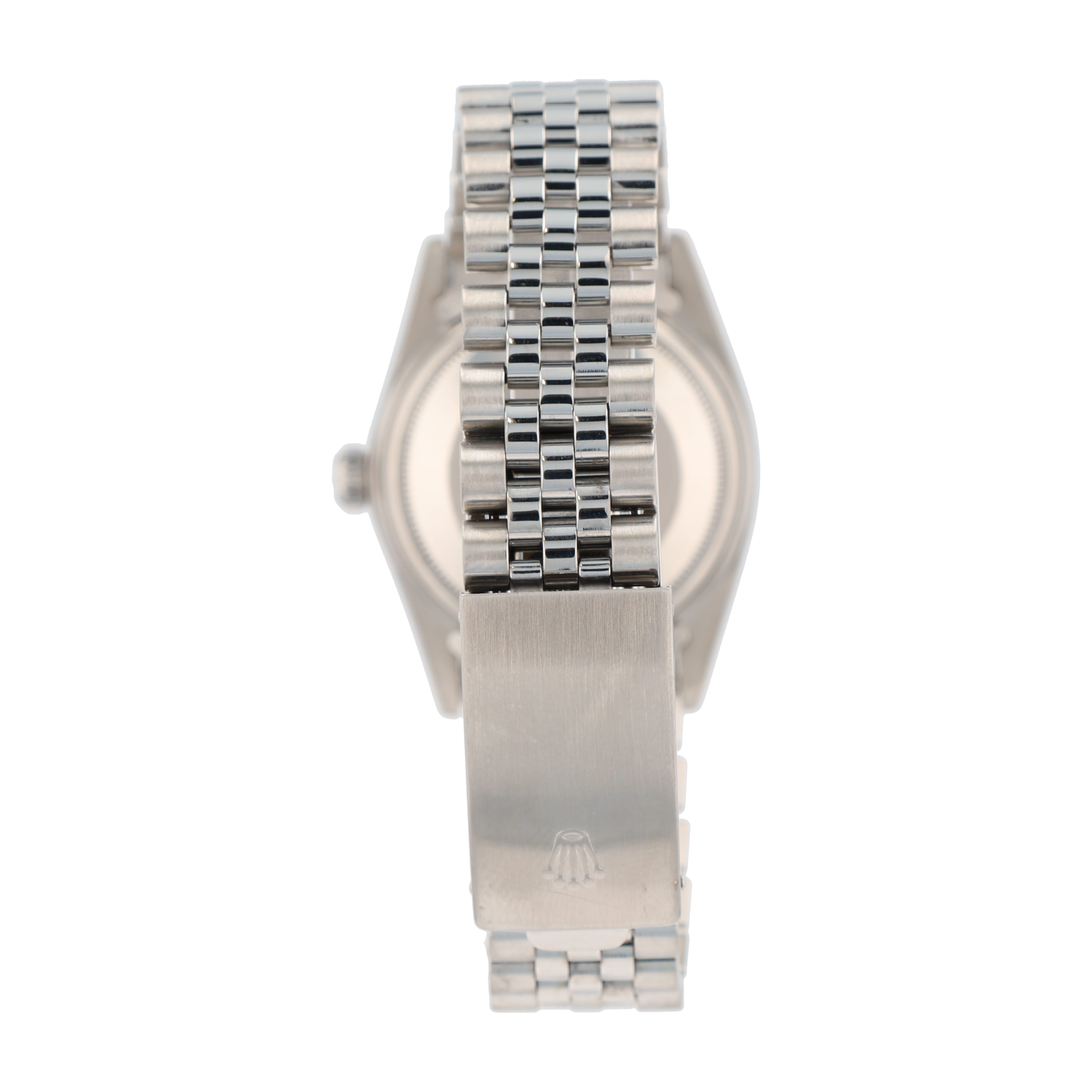 Rolex Datejust 16030 36mm Silver Index 8+2 Dial Engine-Turned Bezel Jubilee Band - Luxuriant Concierge