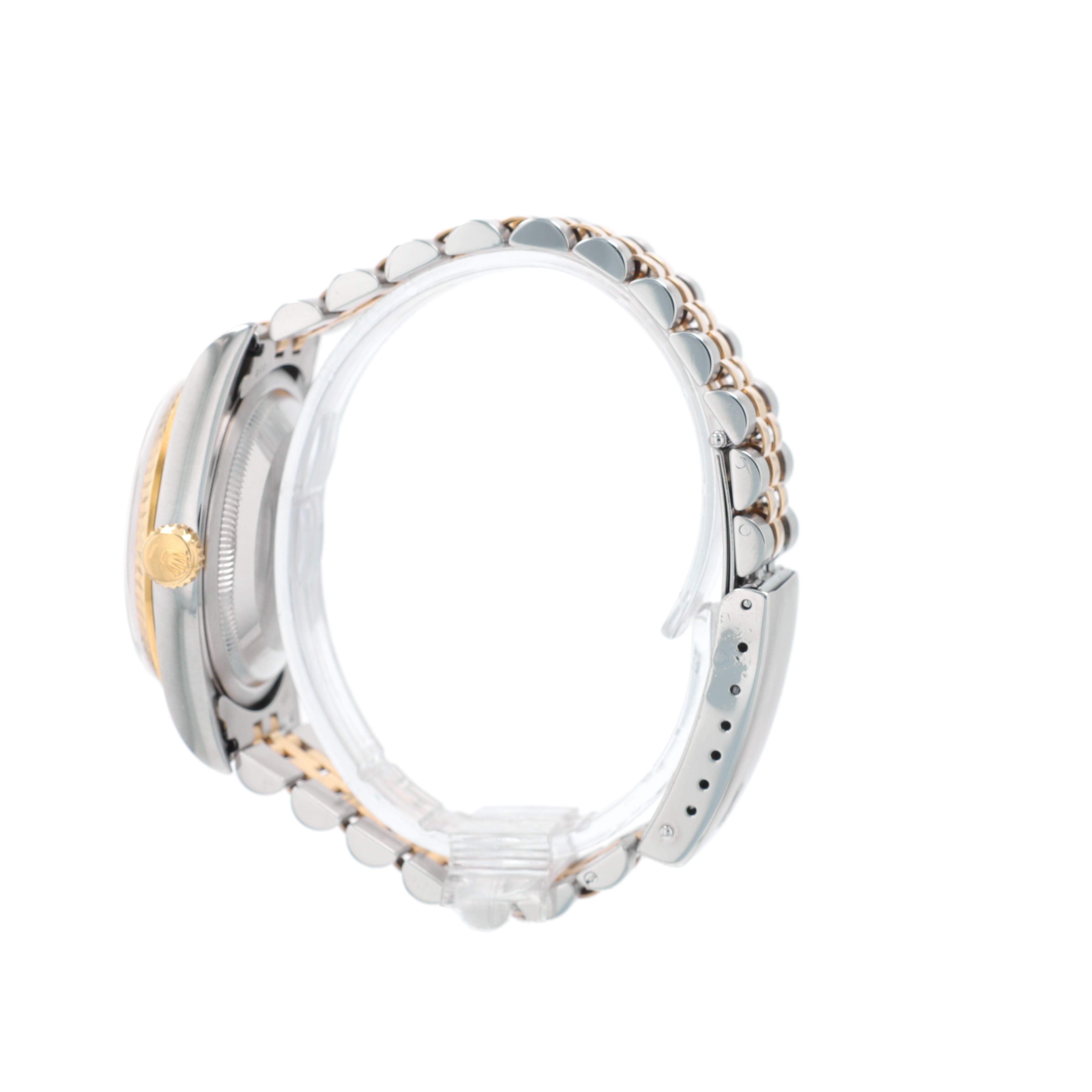 Rolex Datejust 16233 36mm Champagne Jubilee Diamond (N.S) Dial Fluted Bezel Jubilee Band - Luxuriant Concierge