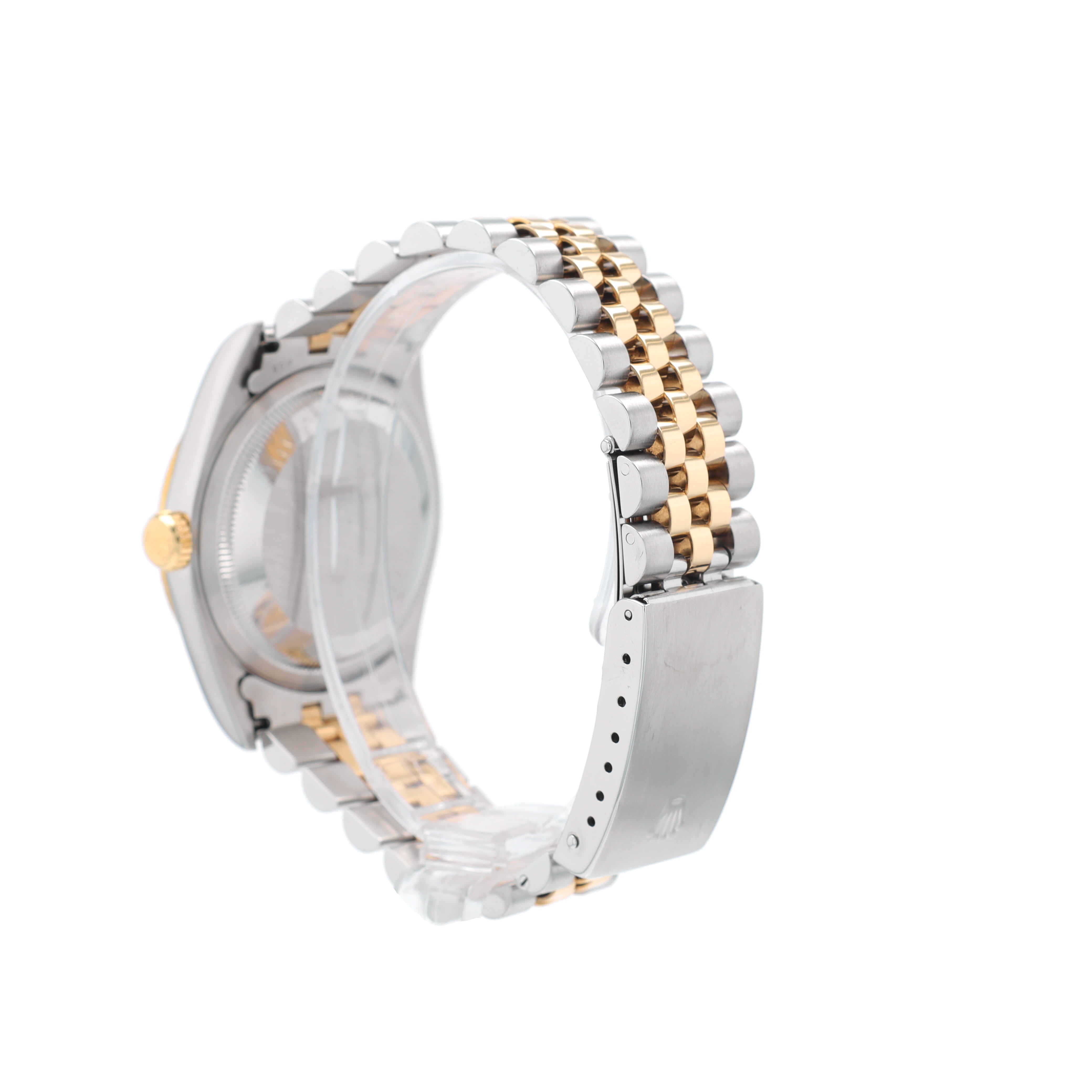 Rolex Datejust 16233 36mm Champagne Jubilee Diamond (N.S) Dial Fluted Bezel Jubilee Band - Luxuriant Concierge