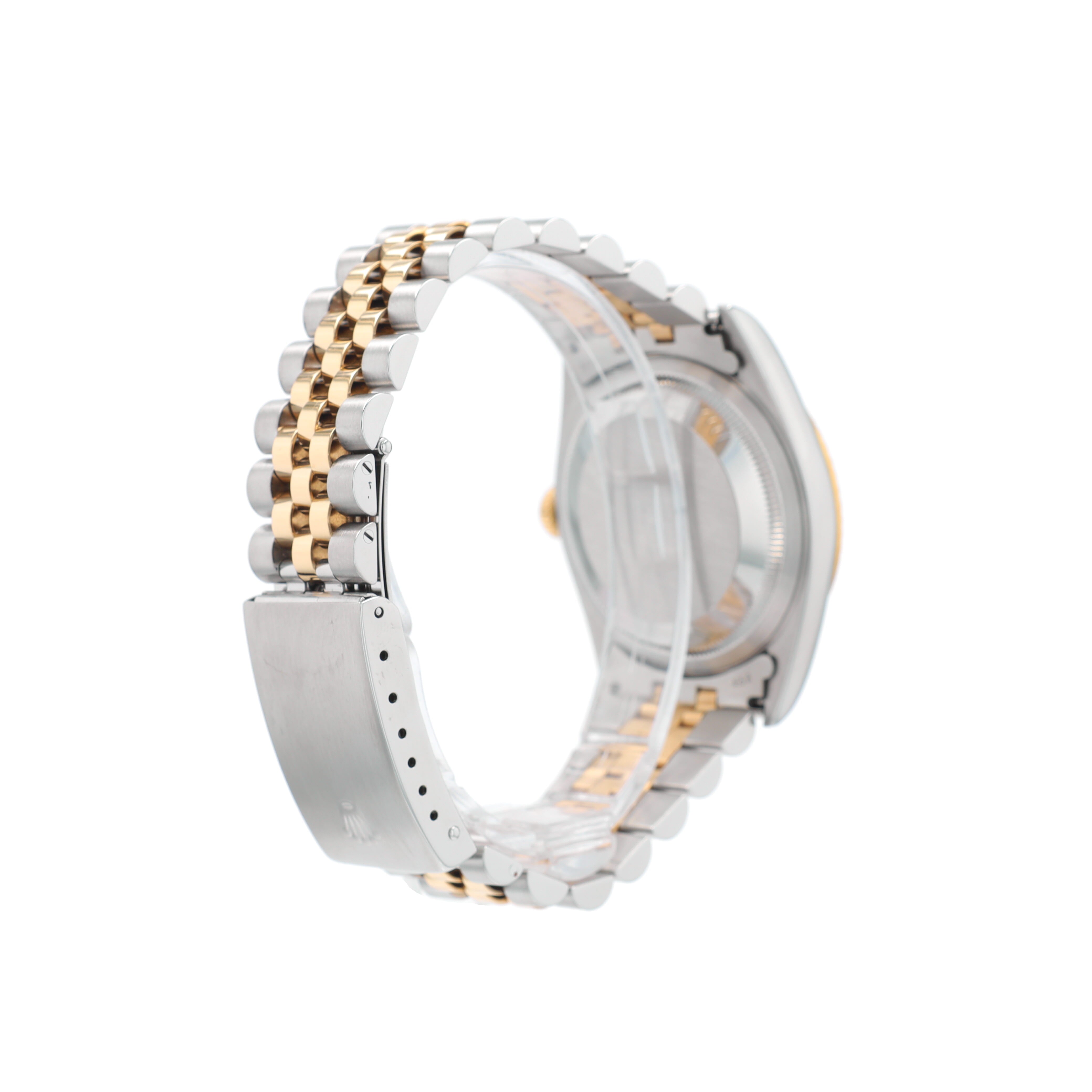 Rolex Datejust 16233 36mm Champagne Jubilee Diamond (N.S) Dial Fluted Bezel Jubilee Band - Luxuriant Concierge