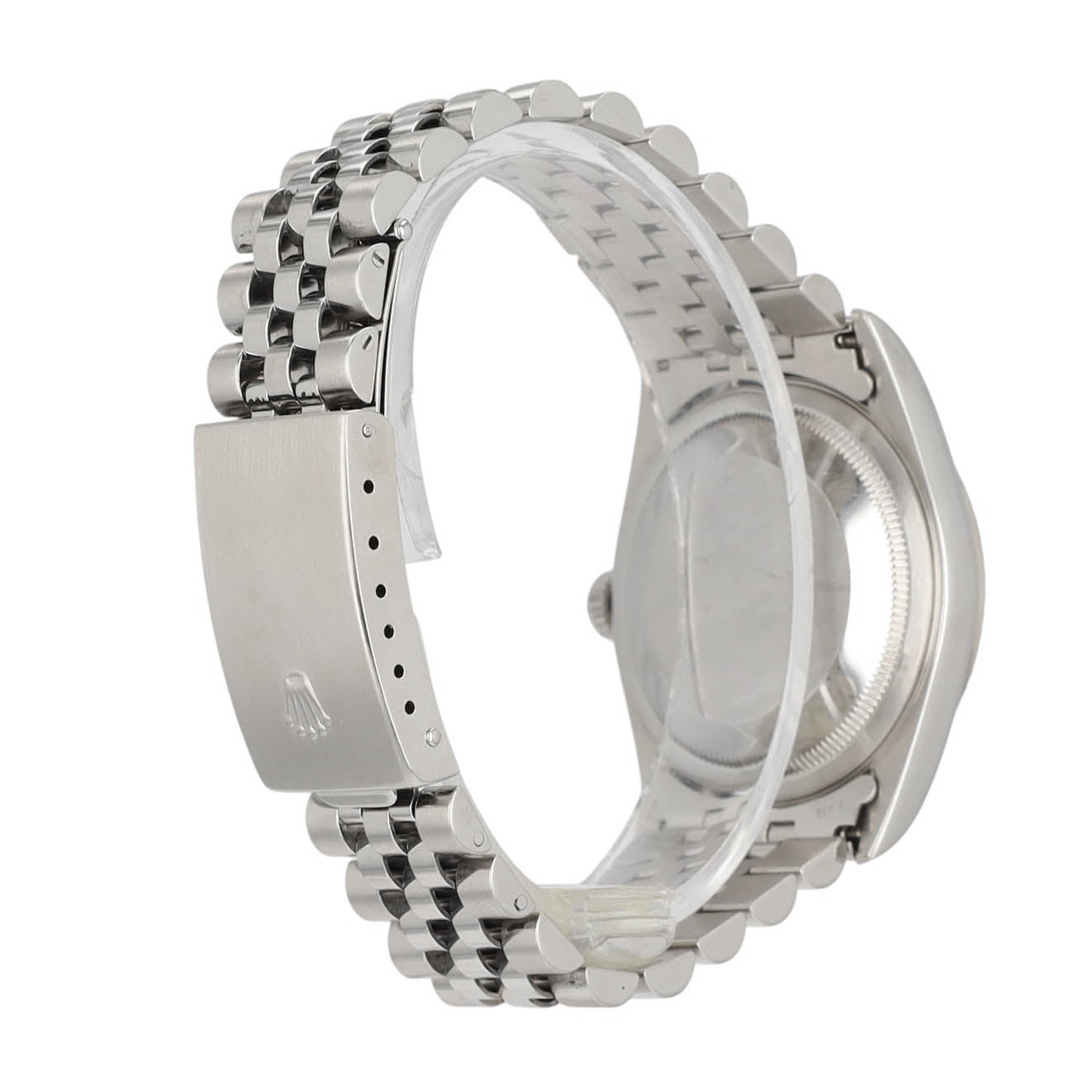 Rolex Datejust 16234 36mm Silver Index Numeral Dial Fluted Bezel Jubilee Band