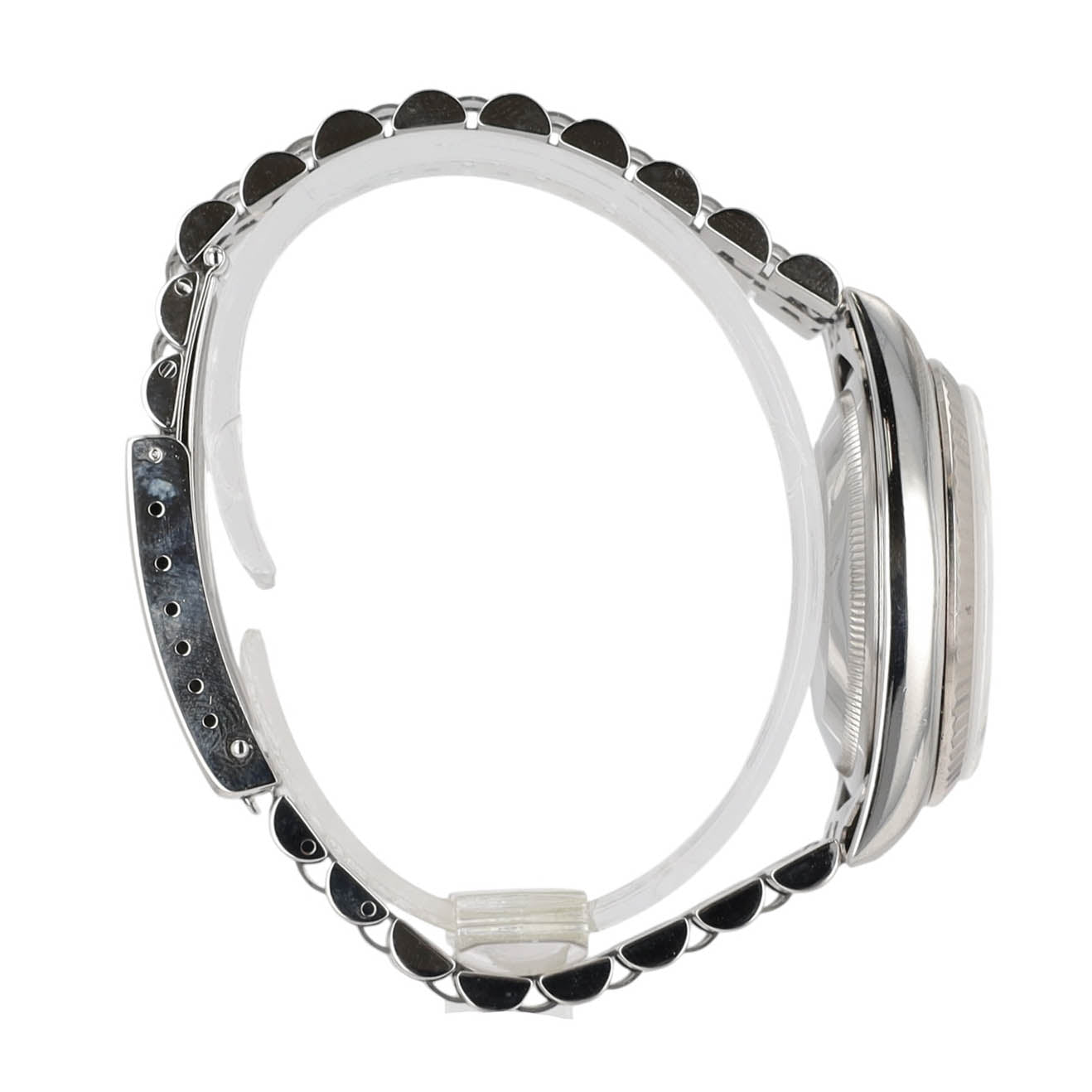 Rolex Datejust 16234 36mm Silver Index Numeral Dial Fluted Bezel Jubilee Band