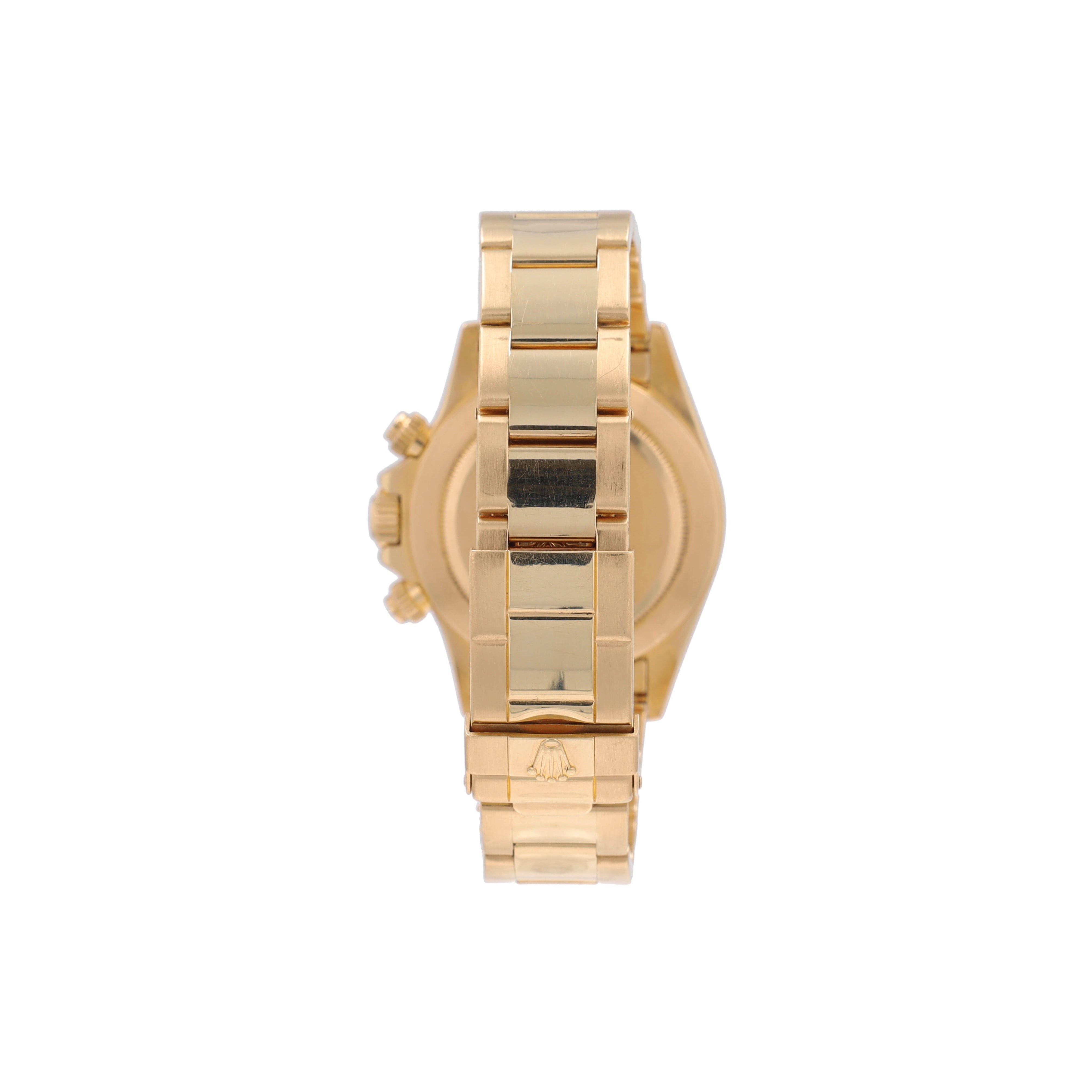 Rolex Daytona 18KY 40mm 16528 Champagne Small Index Luminous Dial, Tachymeter Bezel, Oyster Band - Luxuriant Concierge