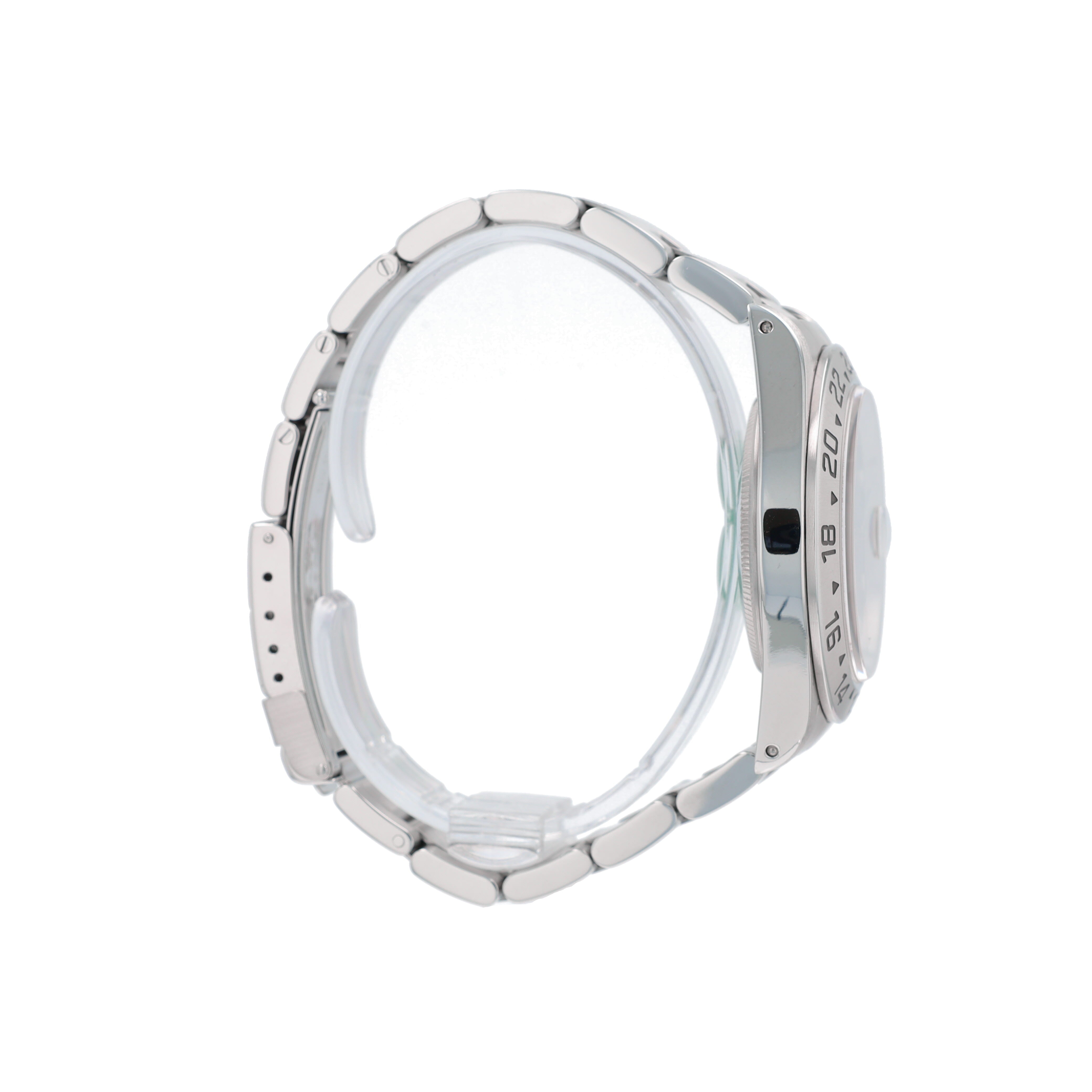 B&P Rolex Explorer II 16570 40mm Black Luminous Dial GMT Bezel Oyster Band - Luxuriant Concierge