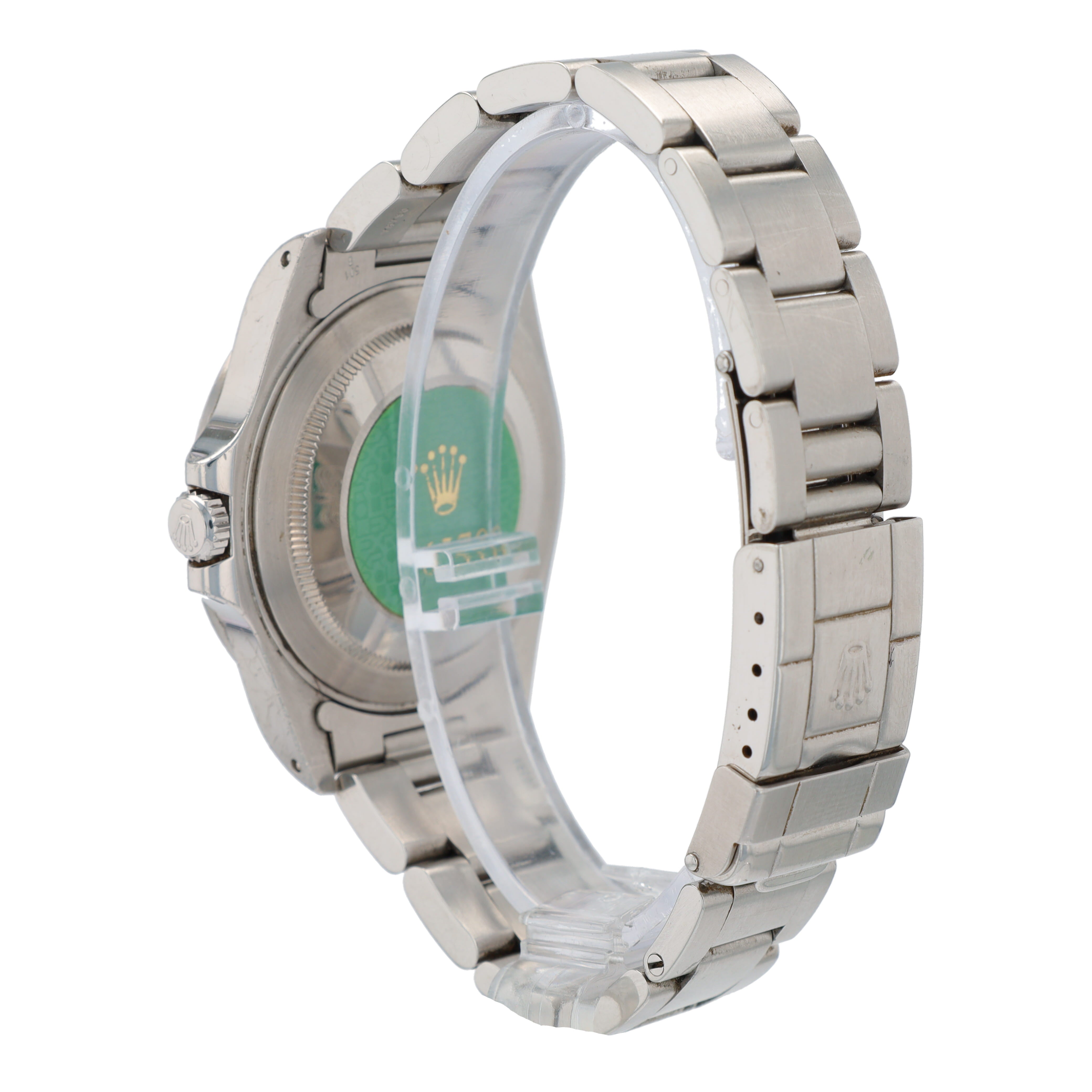 Rolex Explorer II 16570 40mm Black Luminous Dial GMT Bezel Oyster Band - Luxuriant Concierge