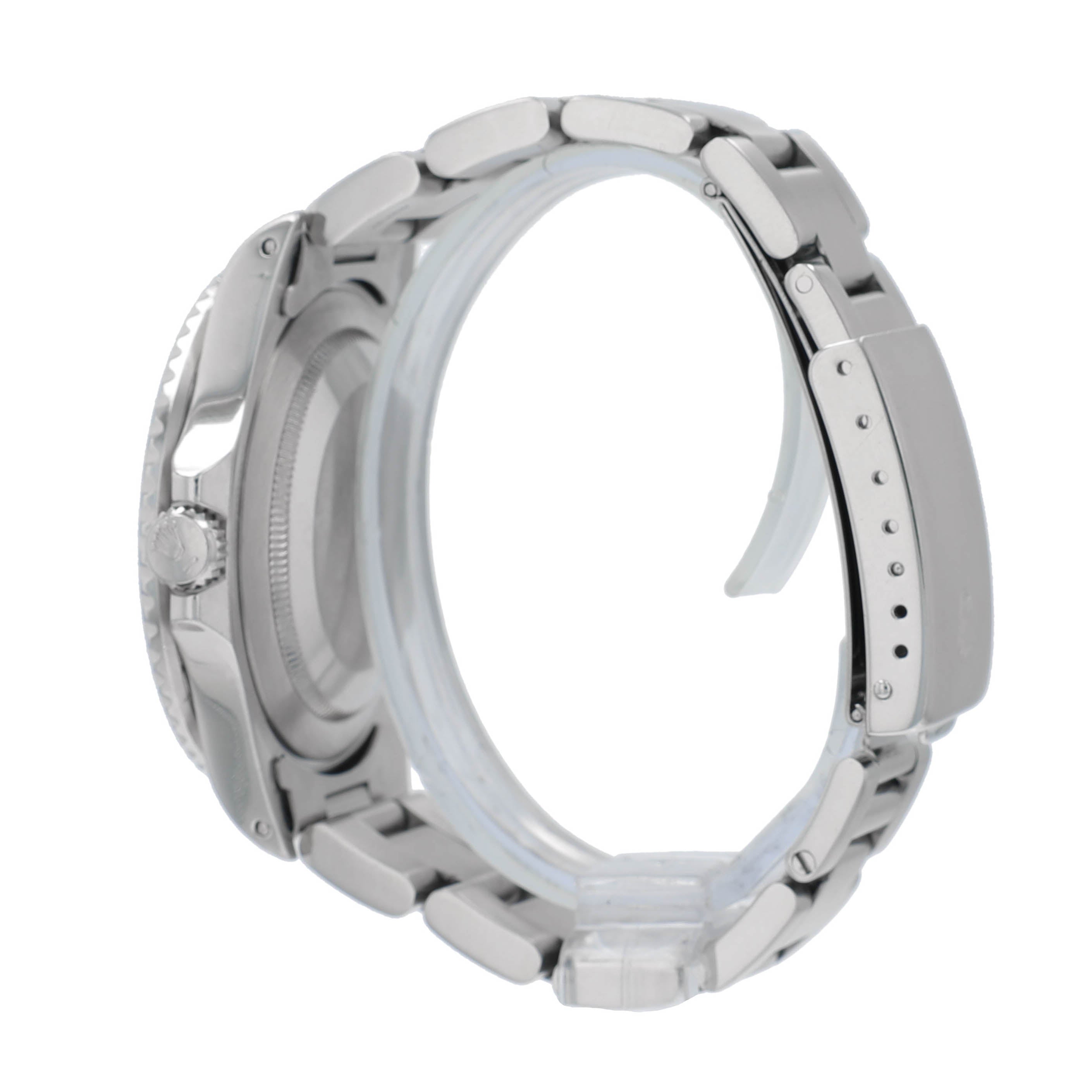 Rolex GMT Master II 16700 40mm Black White Lminous Dial Rotatable Pepsi Bezel Oyster Band