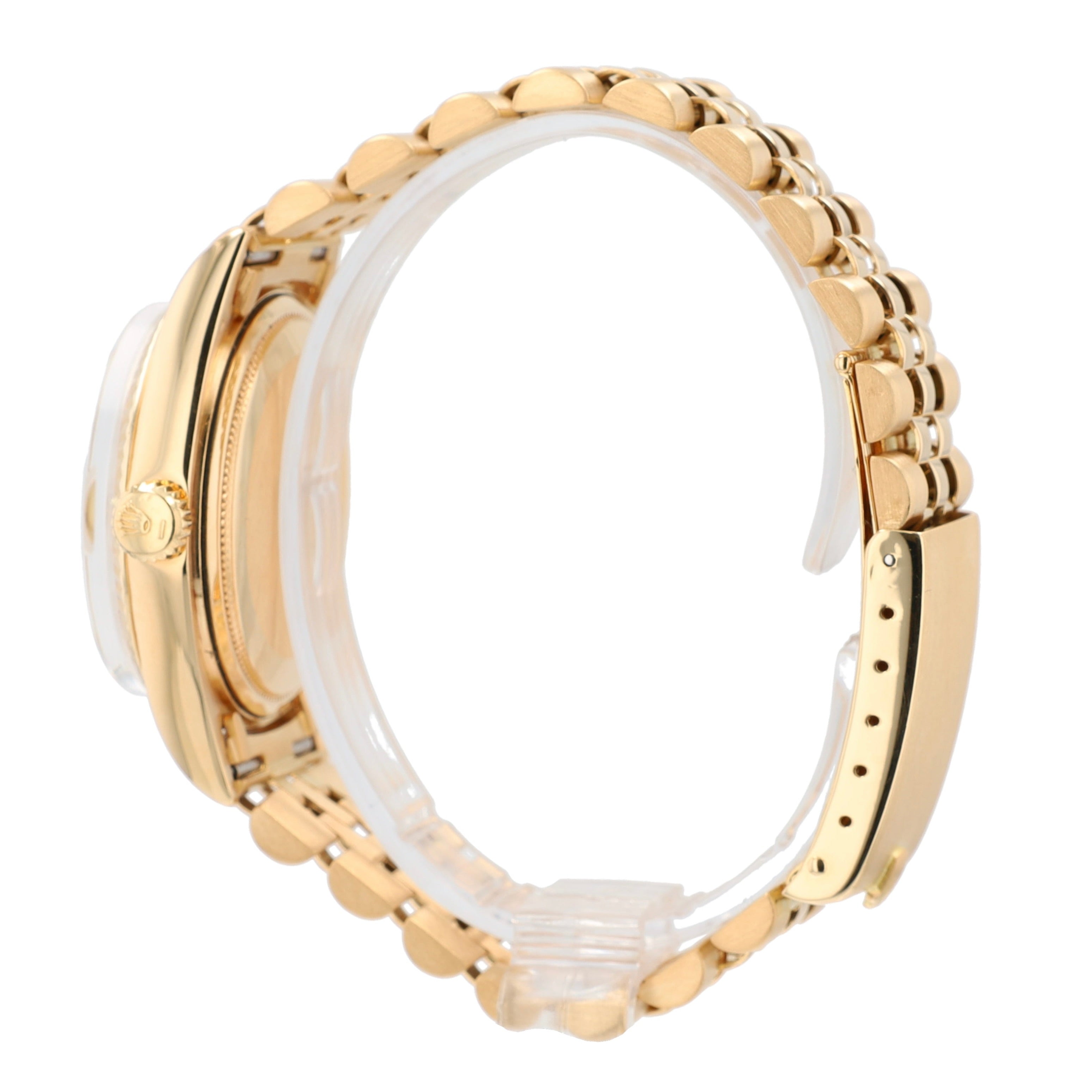 Rolex Day-Date 1803 36mm Champagne Index Dial Fluted Bezel Jubilee Band