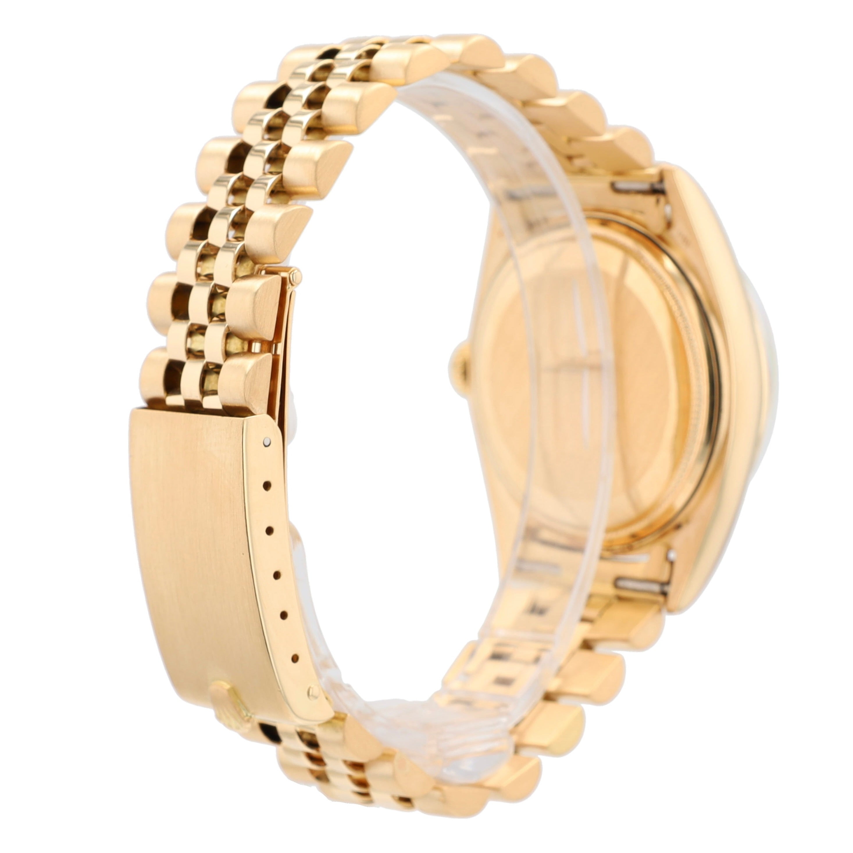 Rolex Day-Date 1803 36mm Champagne Index Dial Fluted Bezel Jubilee Band