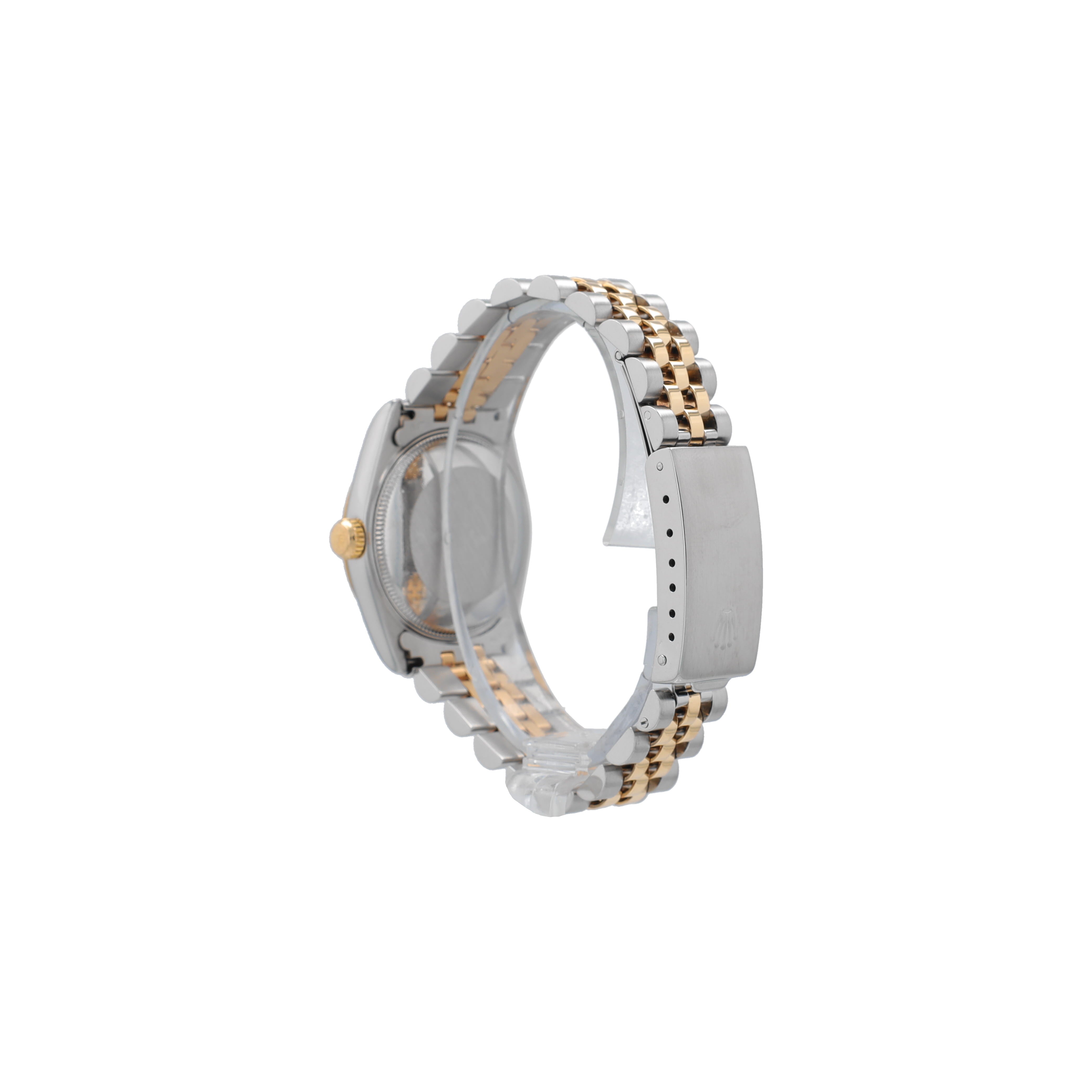 Rolex Datejust 68273 31mm Champagne Diamonds Dial Fluted Bezel Jubilee Band - Luxuriant Concierge