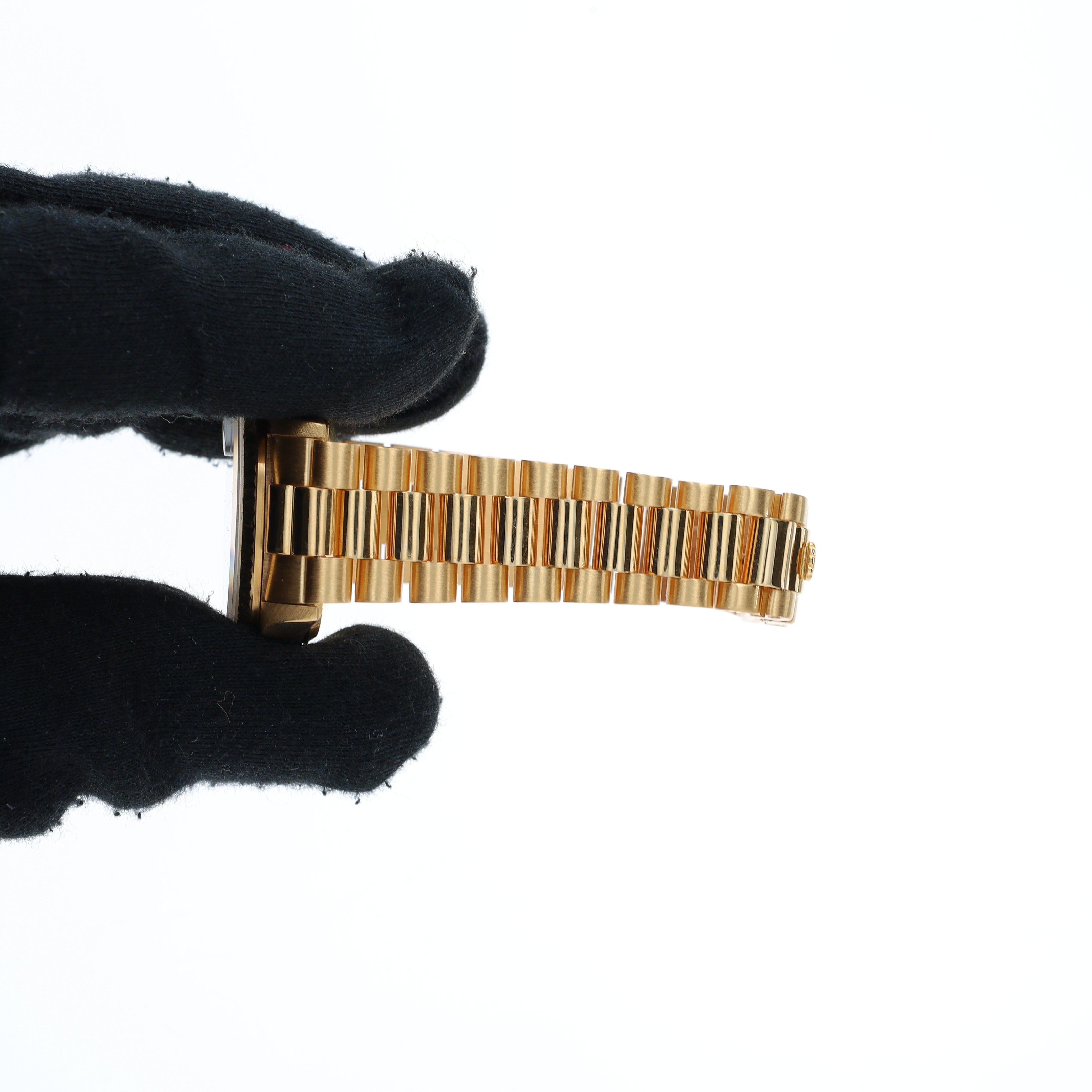Rolex Datejust 68278 31mm White Roman Numeral Dial Fluted Bezel President Band - Luxuriant Concierge
