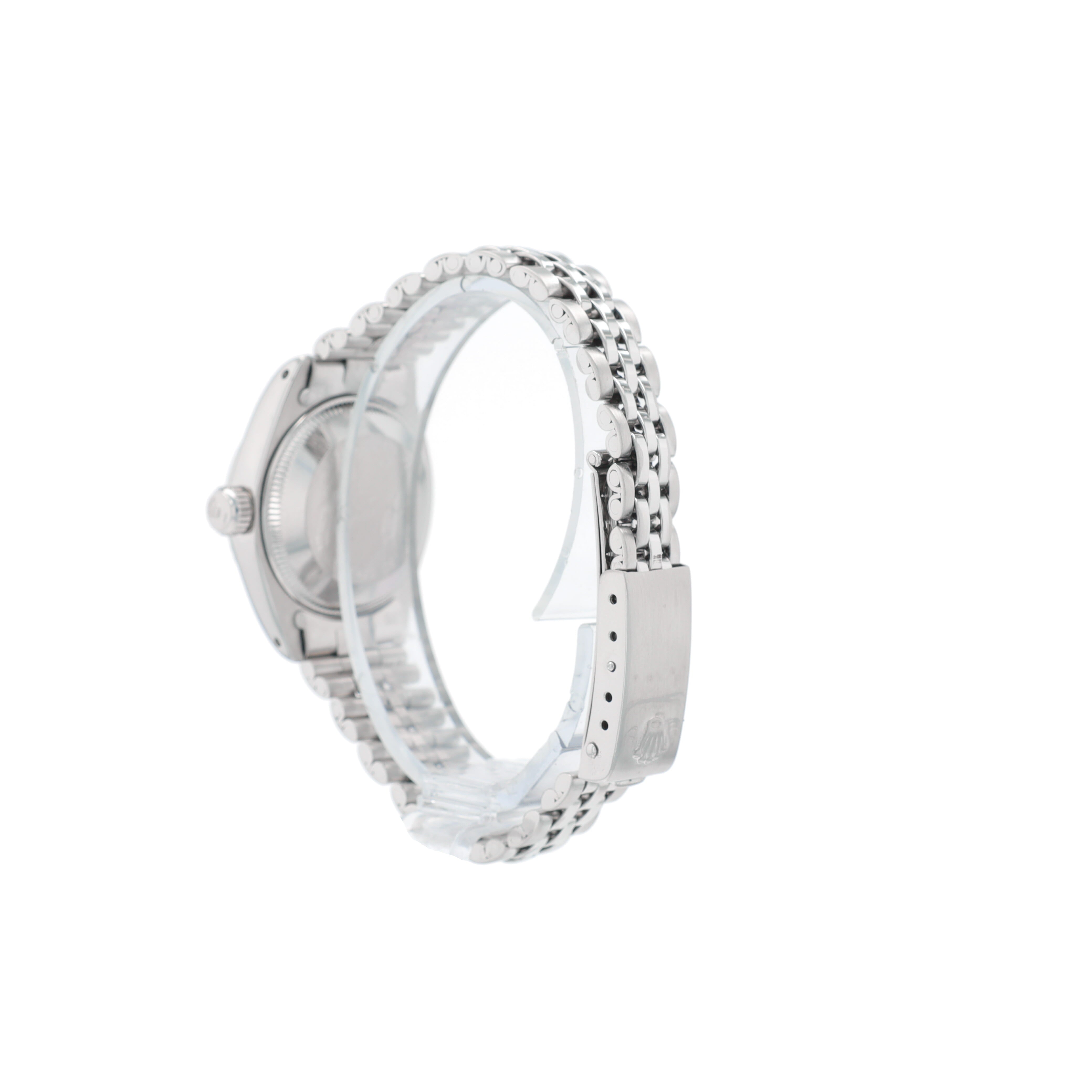 Rolex Datejust 6917 26mm Silver Index Dial Fluted Bezel Jubilee Band - Luxuriant Concierge