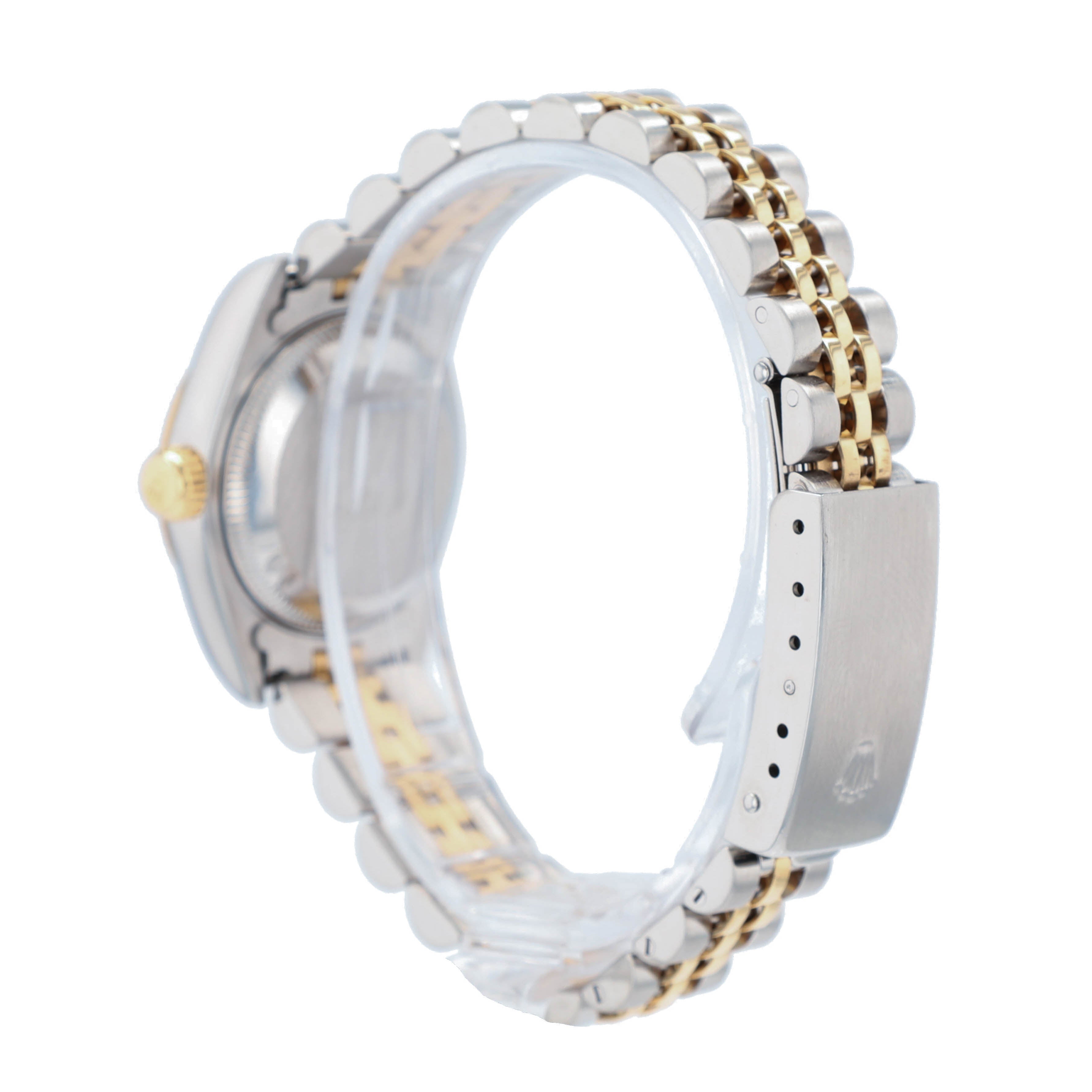 B&P Rolex Datejust 69173 26mm Champagne Index Dial Fluted Bezel Jubilee Band