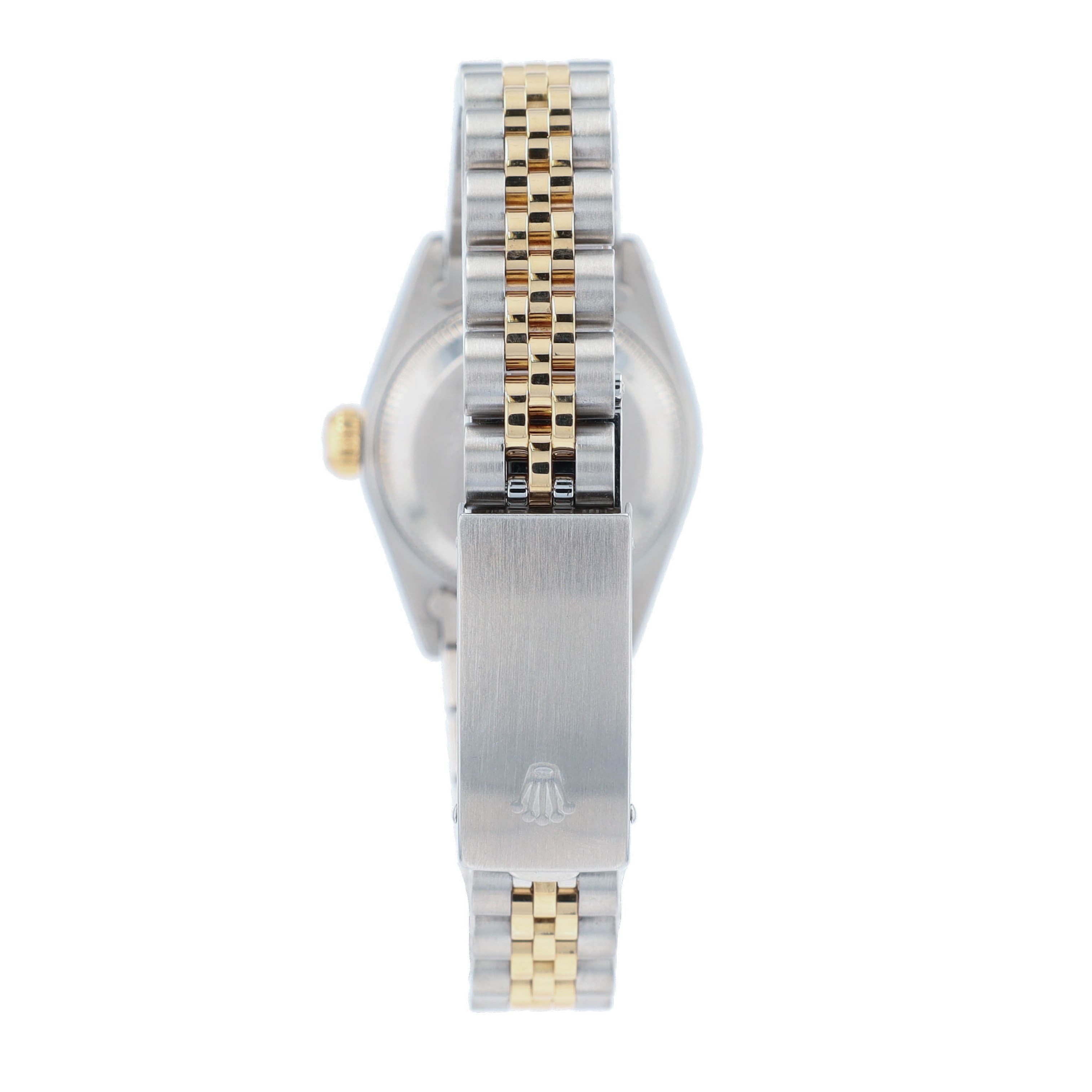 B&P Rolex Datejust 69173 26mm Champagne Index Dial Fluted Bezel Jubilee Band