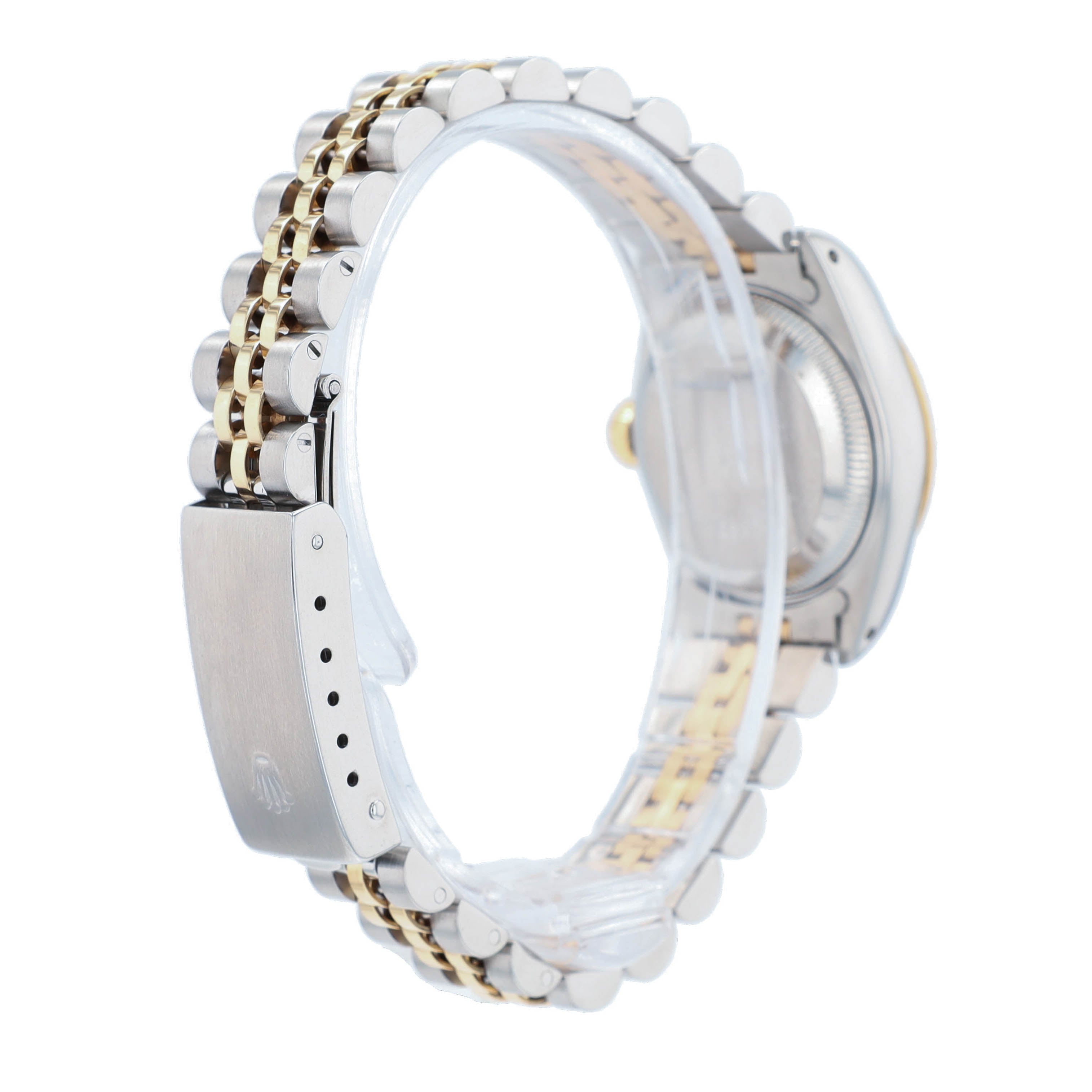 B&P Rolex Datejust 69173 26mm Champagne Index Dial Fluted Bezel Jubilee Band