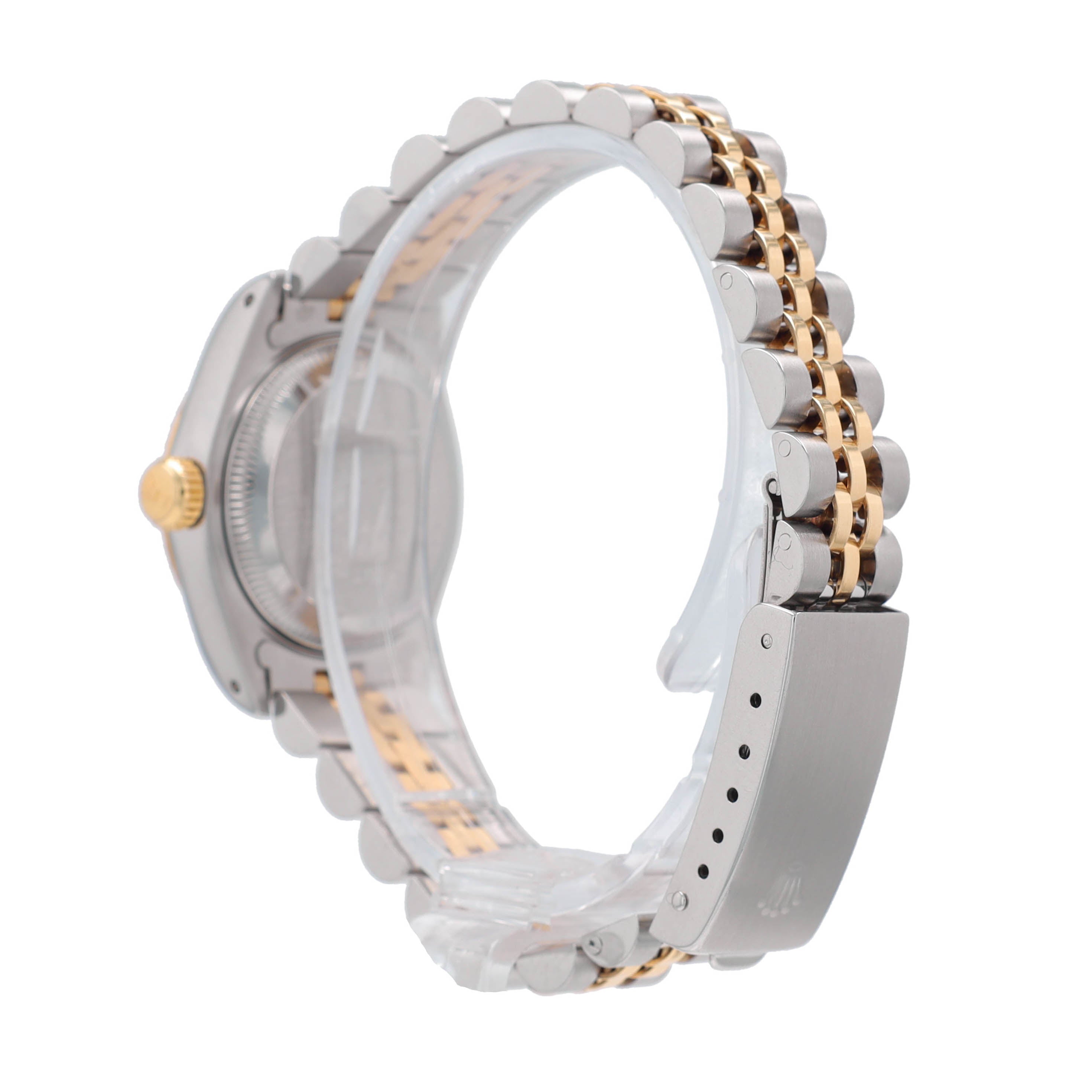 B&P Rolex Datejust 69173 26mm Champagne Index Dial Fluted Bezel Jubilee Band