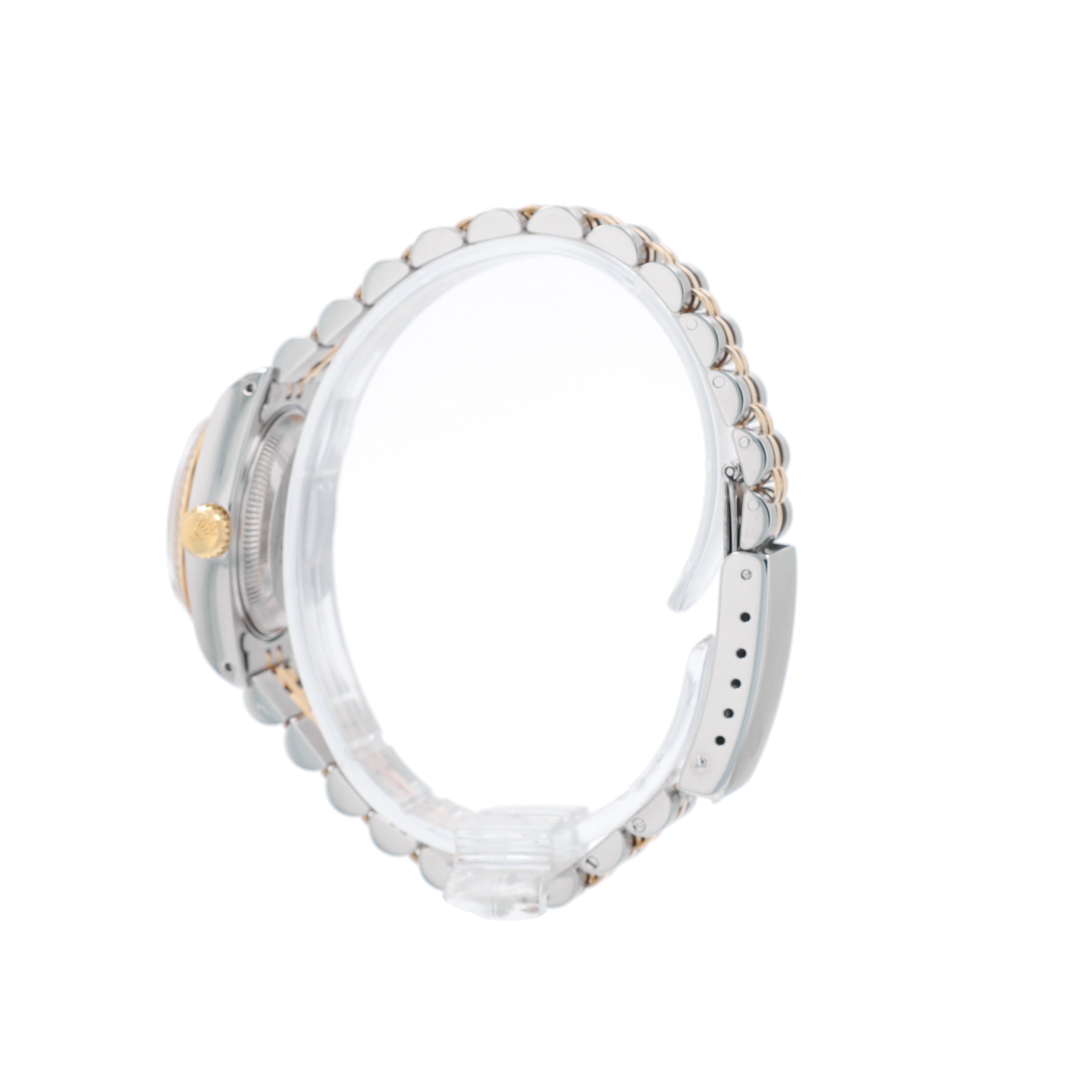 Rolex Datejust 69173 26mm White Index Dial Fluted Bezel Jubilee Band