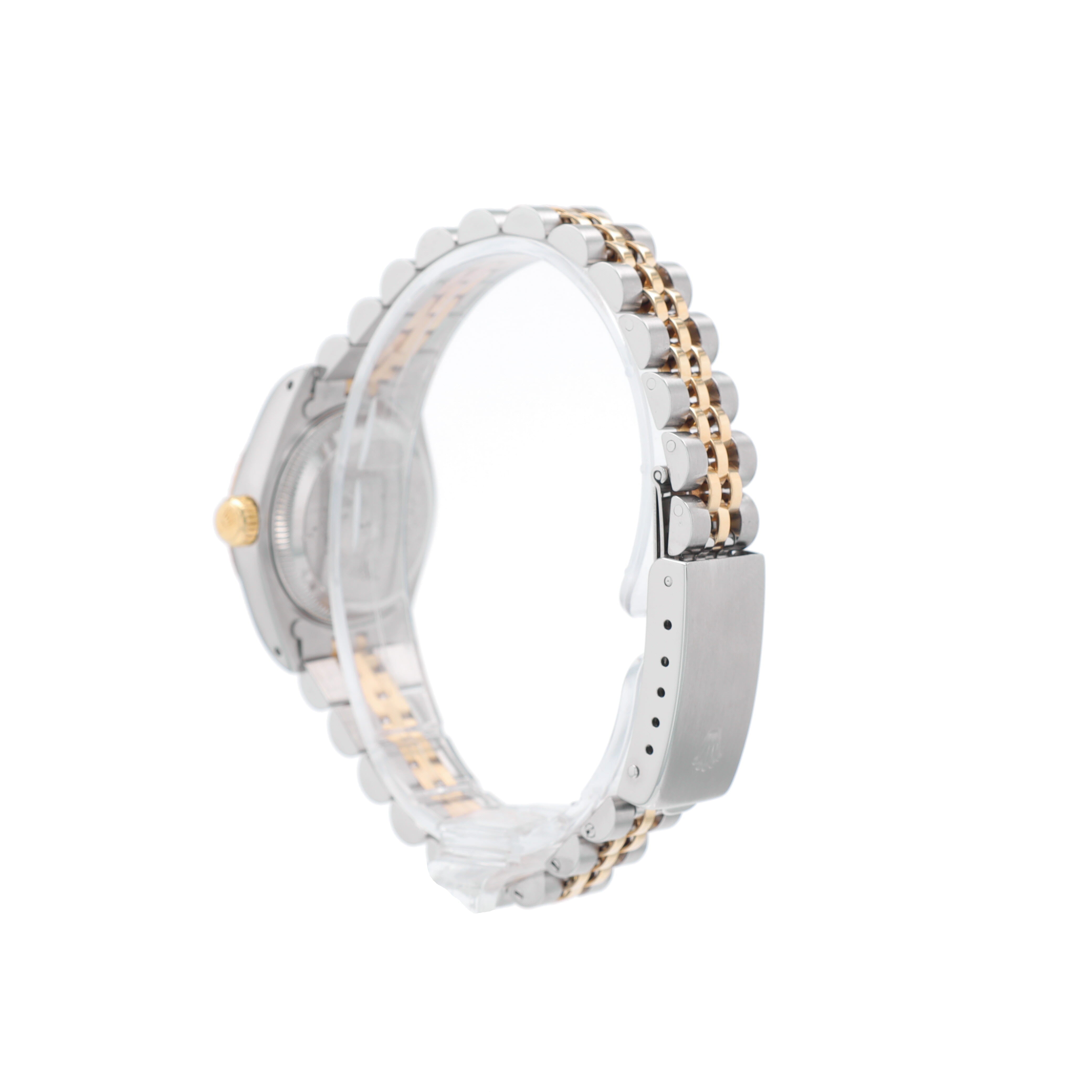 Rolex Datejust 69173 26mm White Index Dial Fluted Bezel Jubilee Band