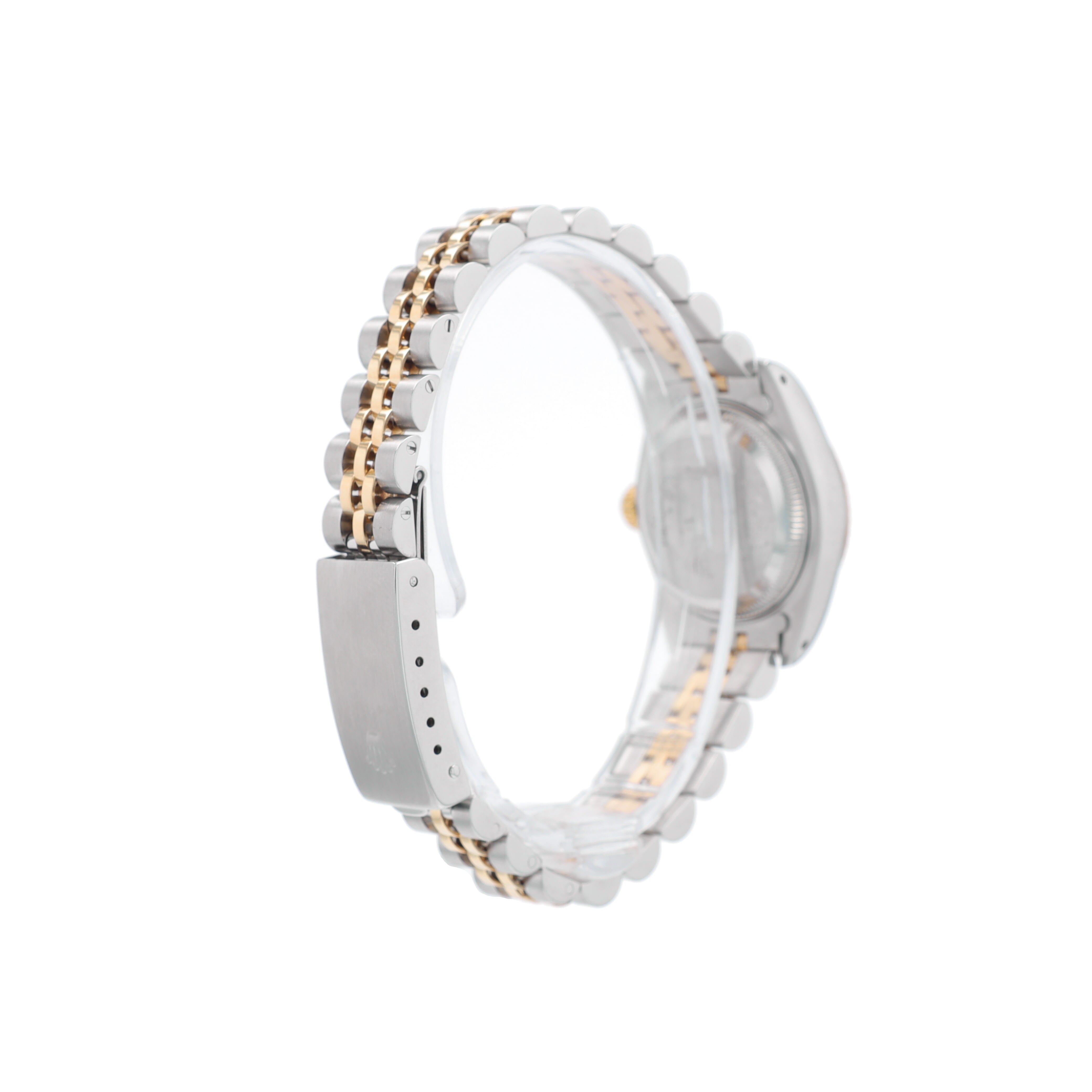 Rolex Datejust 69173 26mm White Index Dial Fluted Bezel Jubilee Band
