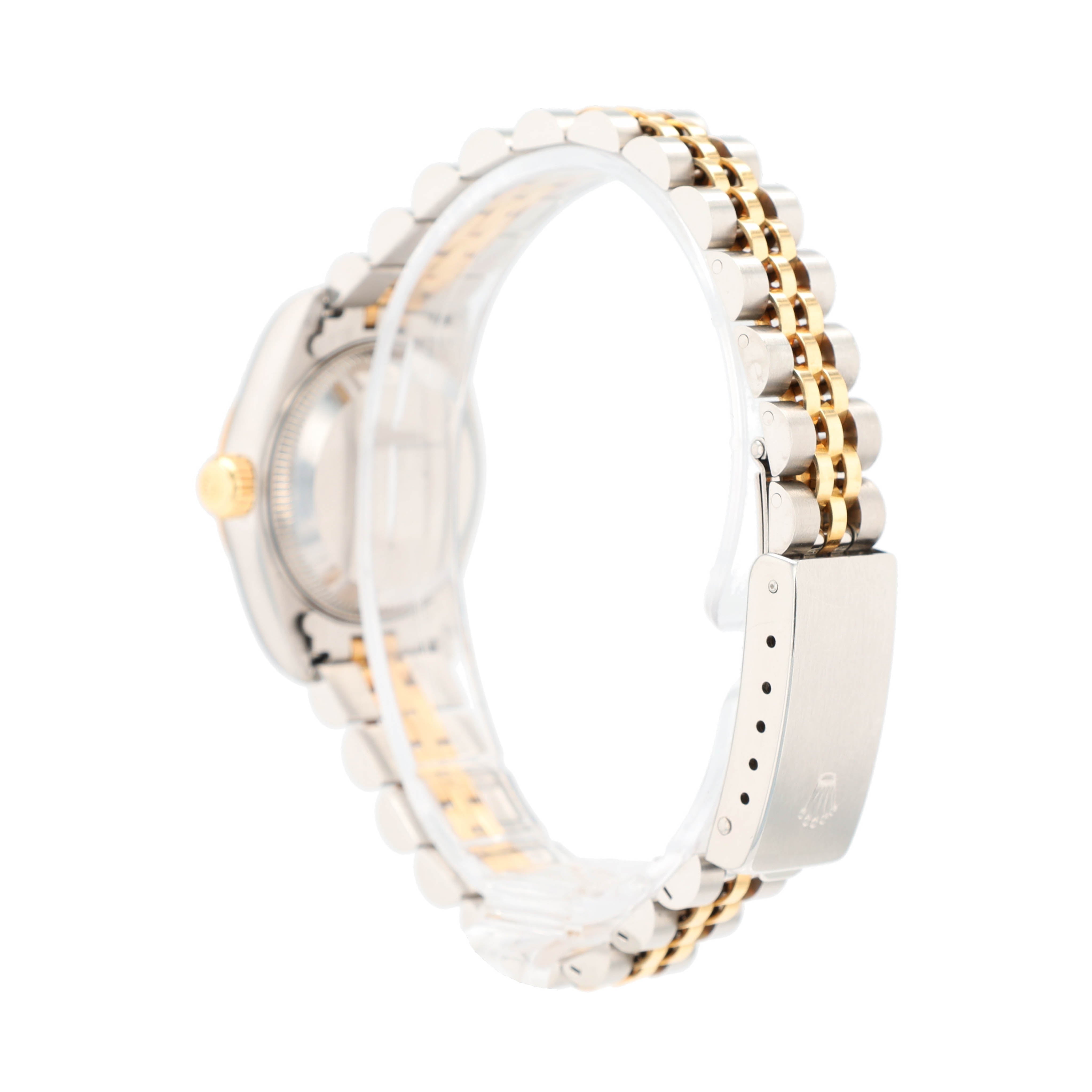 B&P Rolex Datejust 69173 26mm Champagne Index Dial Fluted Bezel Jubilee Band