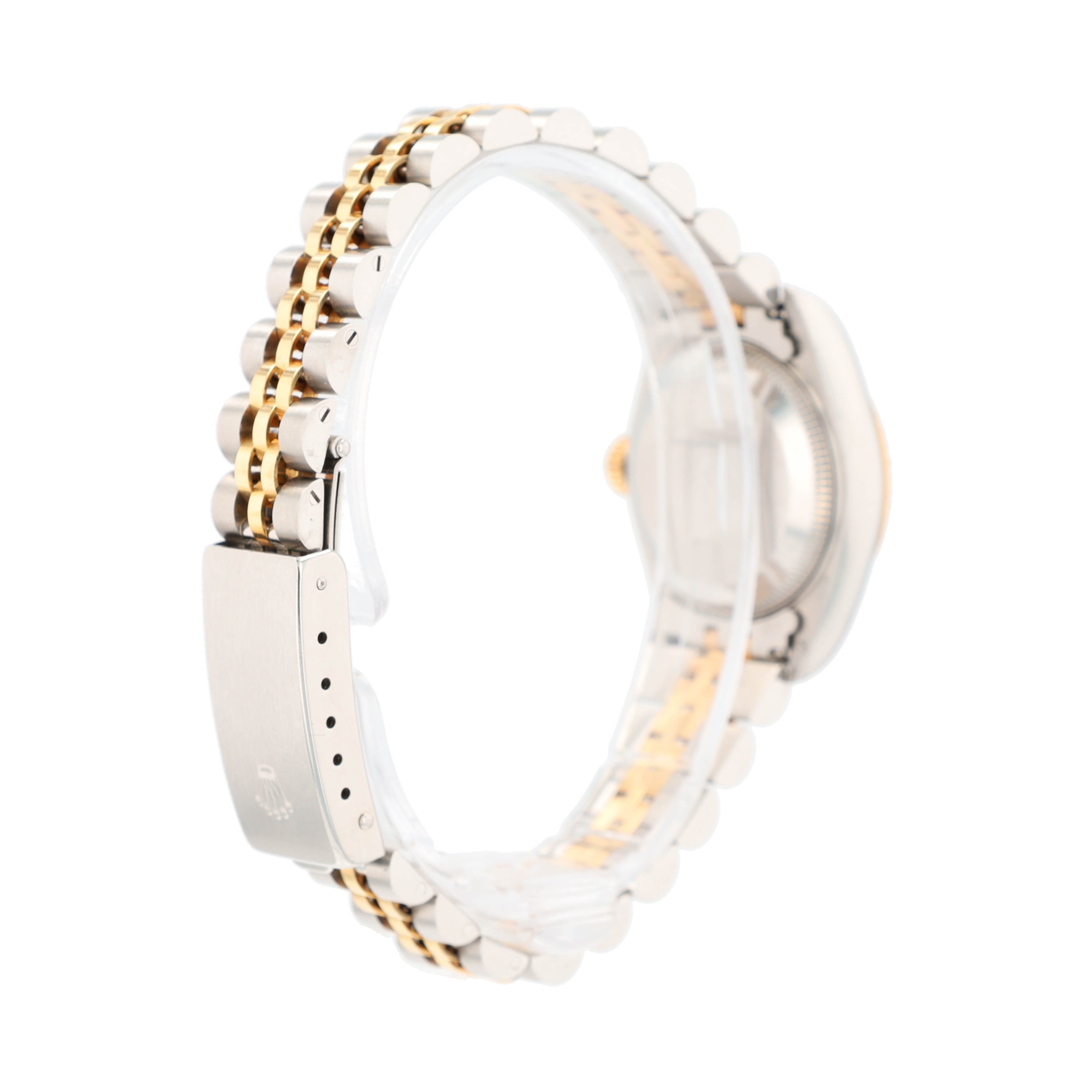 B&P Rolex Datejust 69173 26mm Champagne Index Dial Fluted Bezel Jubilee Band