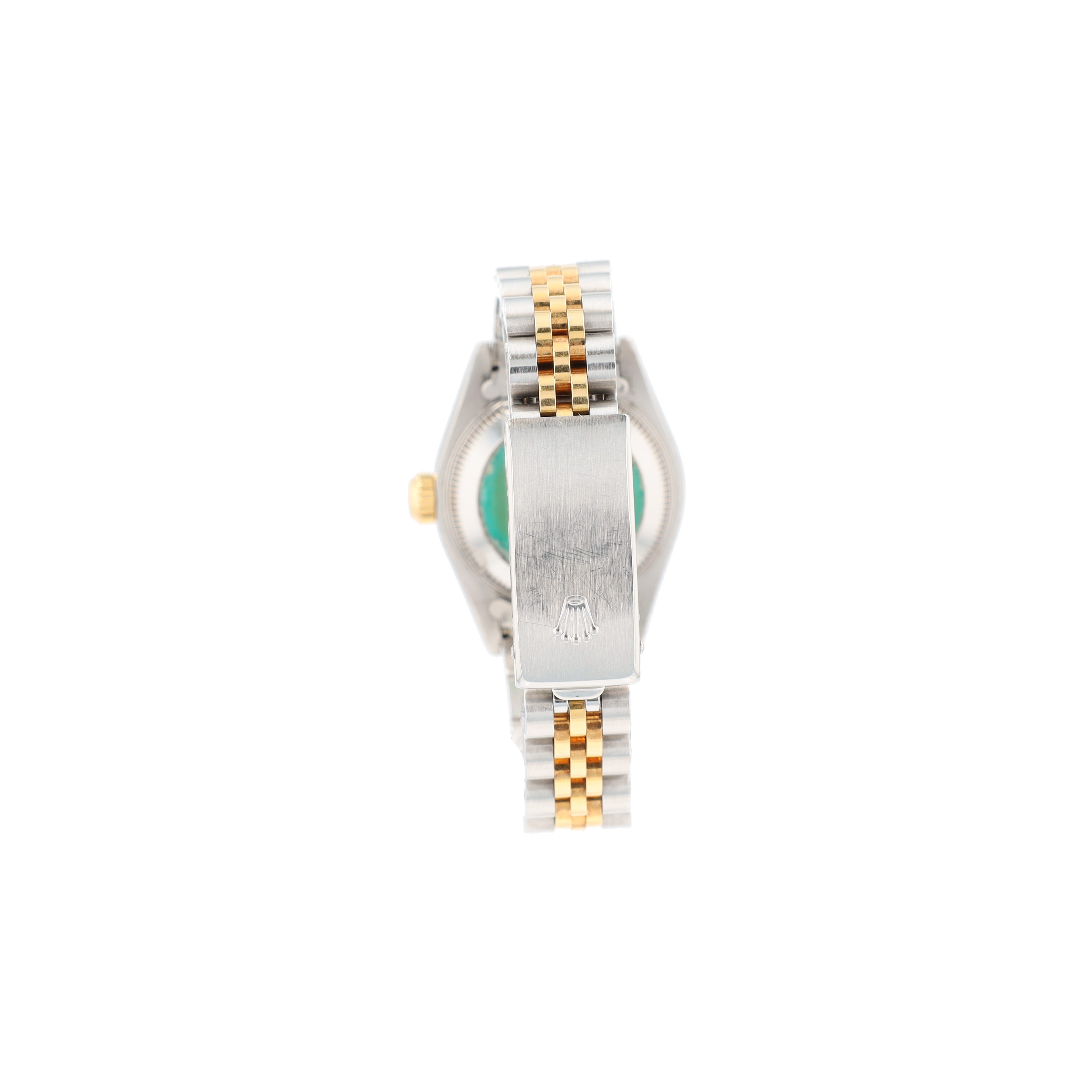 Rolex Datejust 69173 26mm Champagne Index Dial Fluted Bezel Jubilee Band - Luxuriant Concierge