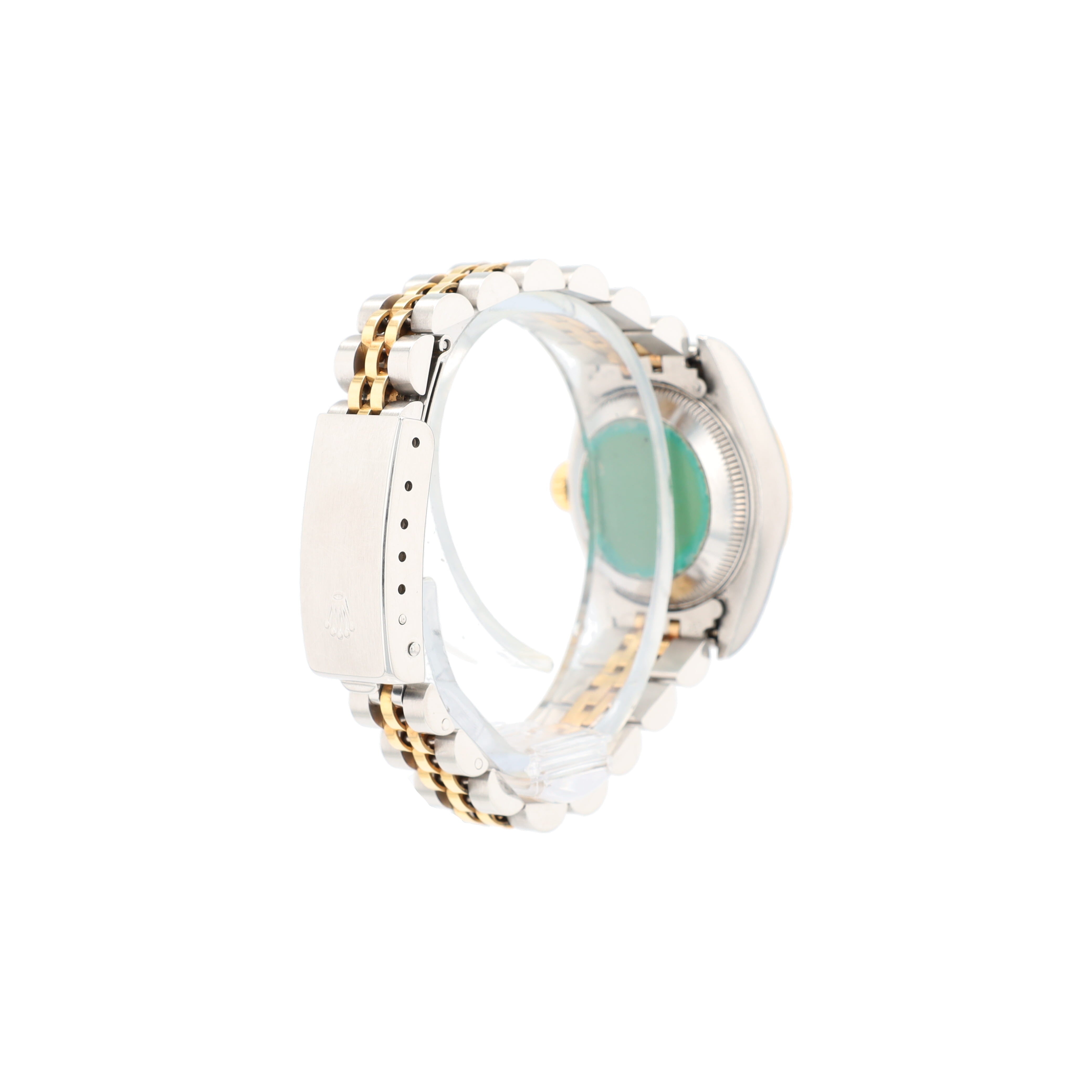 Rolex Datejust 69173 26mm Champagne Index Dial Fluted Bezel Jubilee Band - Luxuriant Concierge