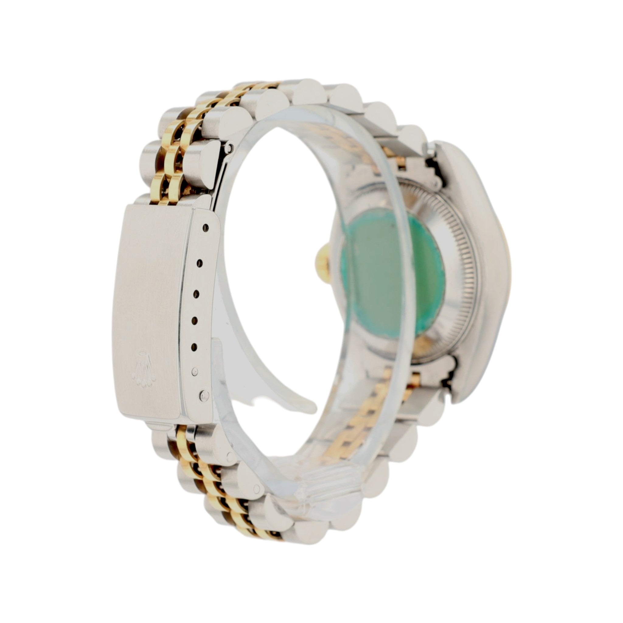 Rolex Datejust 69173 26mm Champagne Index Dial Fluted Bezel Jubilee Band