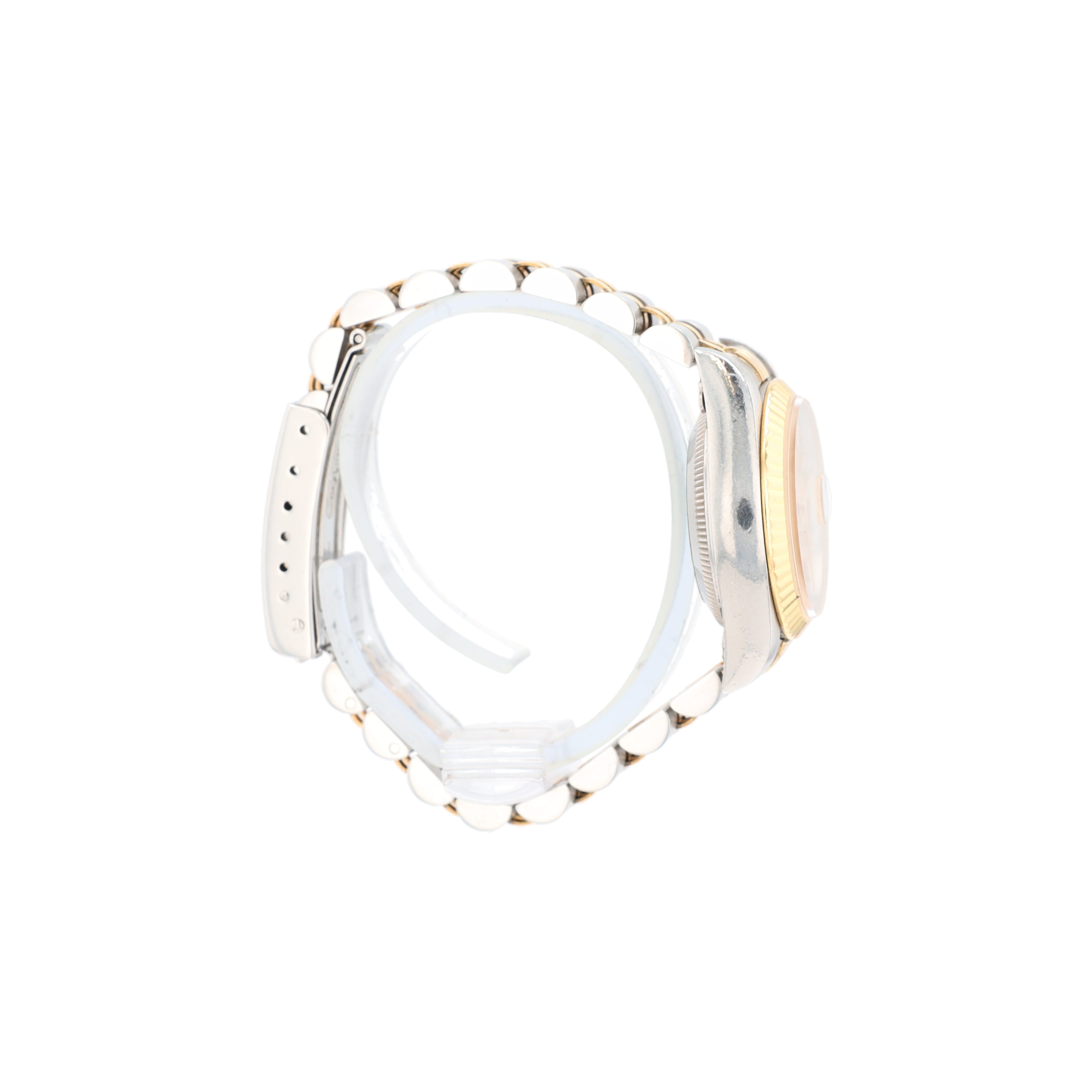 Rolex Datejust 69173 26mm Champagne Index Dial Fluted Bezel Jubilee Band - Luxuriant Concierge