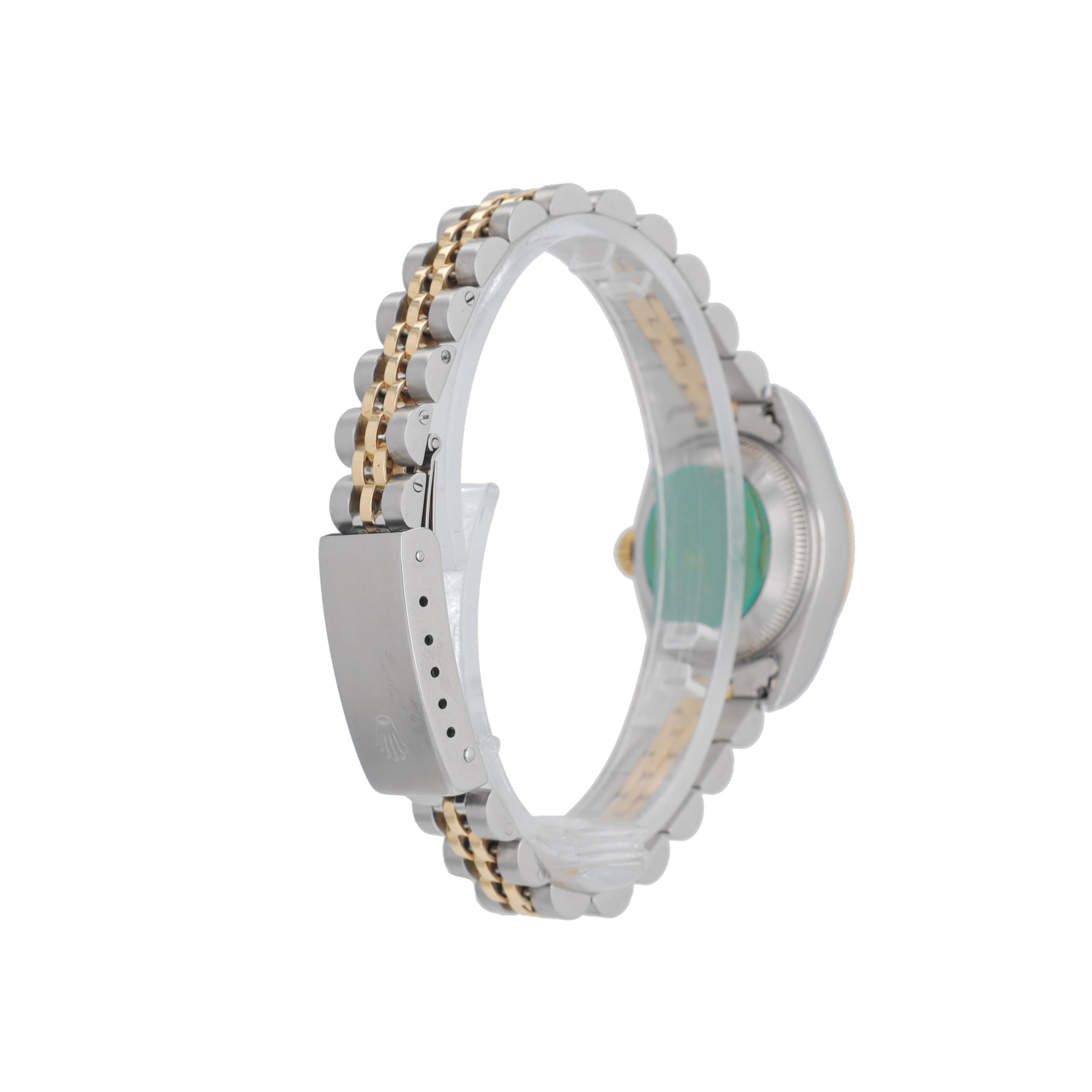 Rolex Datejust 69173 26mm Cream Pyramid Roman Numeral Dial Fluted Bezel Jubilee Band - Luxuriant Concierge