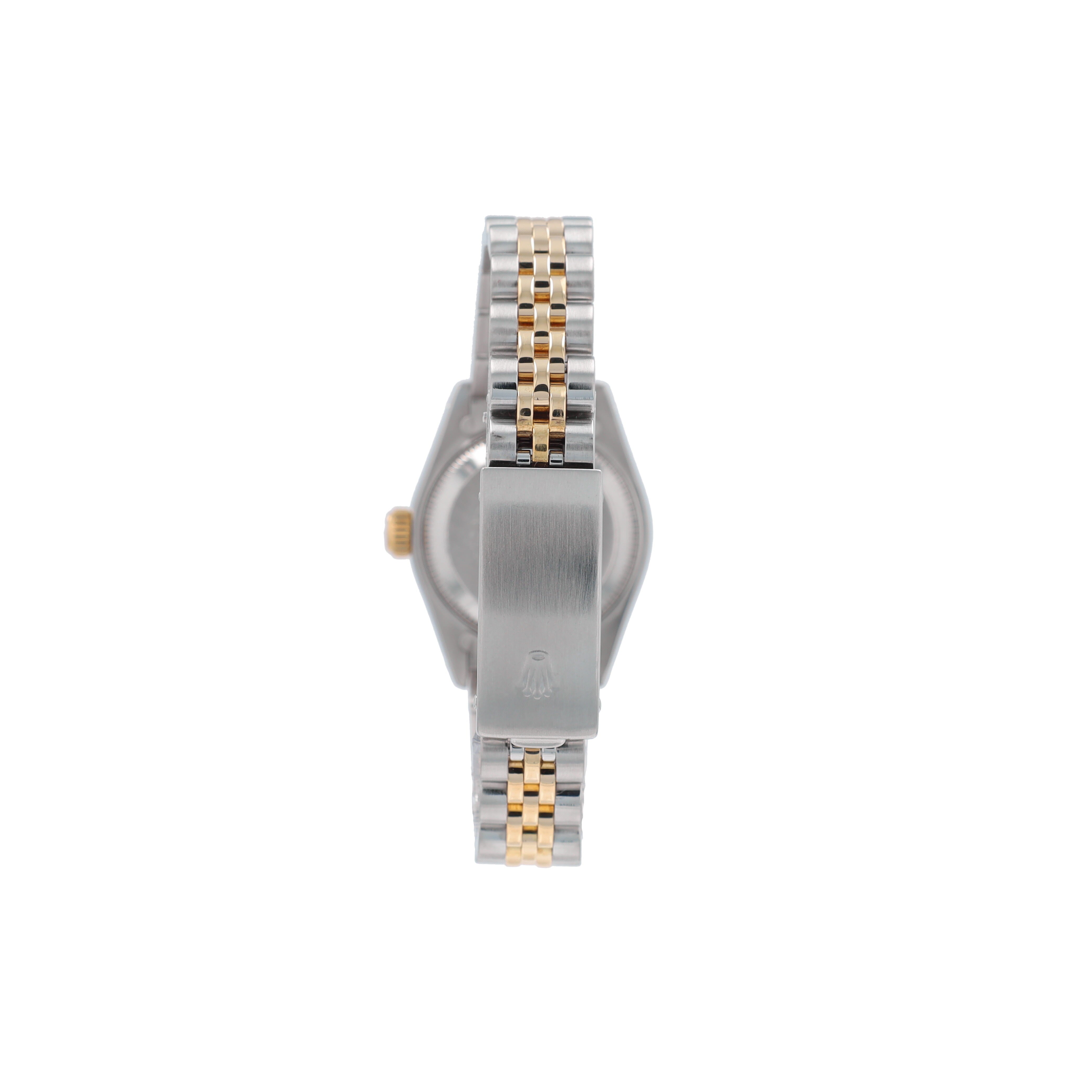 Rolex Datejust 69173 26mm Champagne Index Dial Fluted Bezel Jubilee Band - Luxuriant Concierge