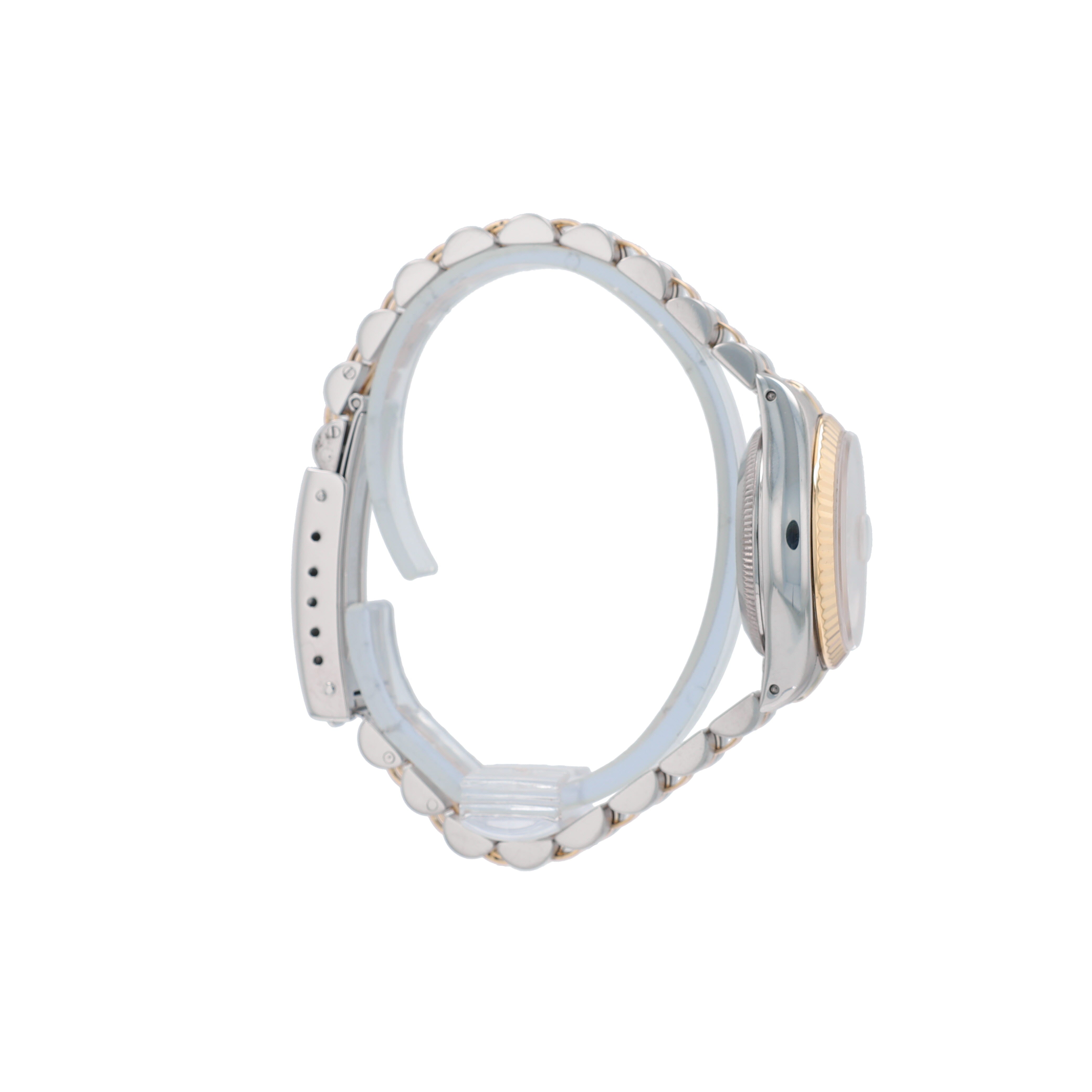 Rolex Datejust 69173 26mm Champagne Index Dial Fluted Bezel Jubilee Band - Luxuriant Concierge