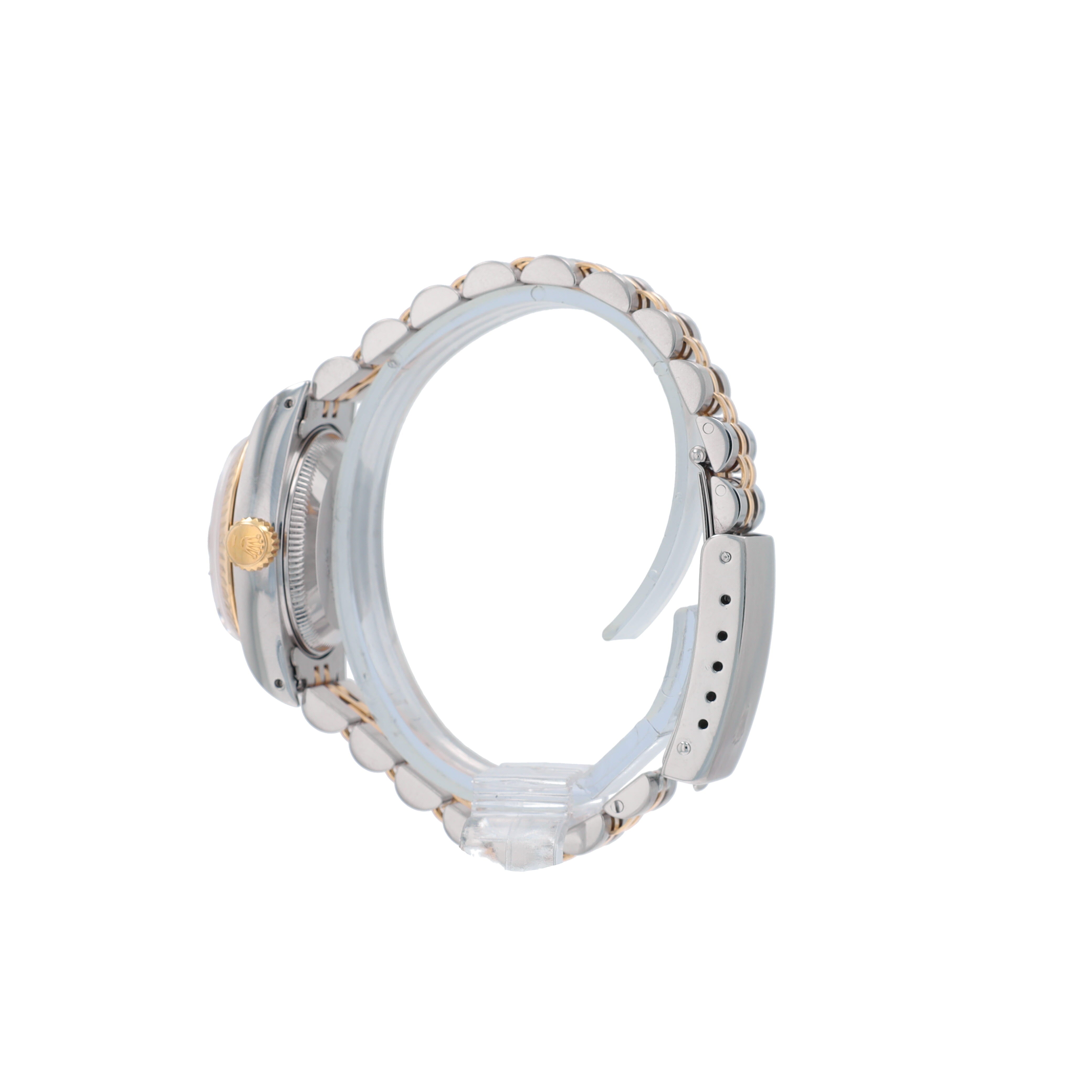 Rolex Datejust 69173 26mm Champagne Index Dial Fluted Bezel Jubilee Band - Luxuriant Concierge