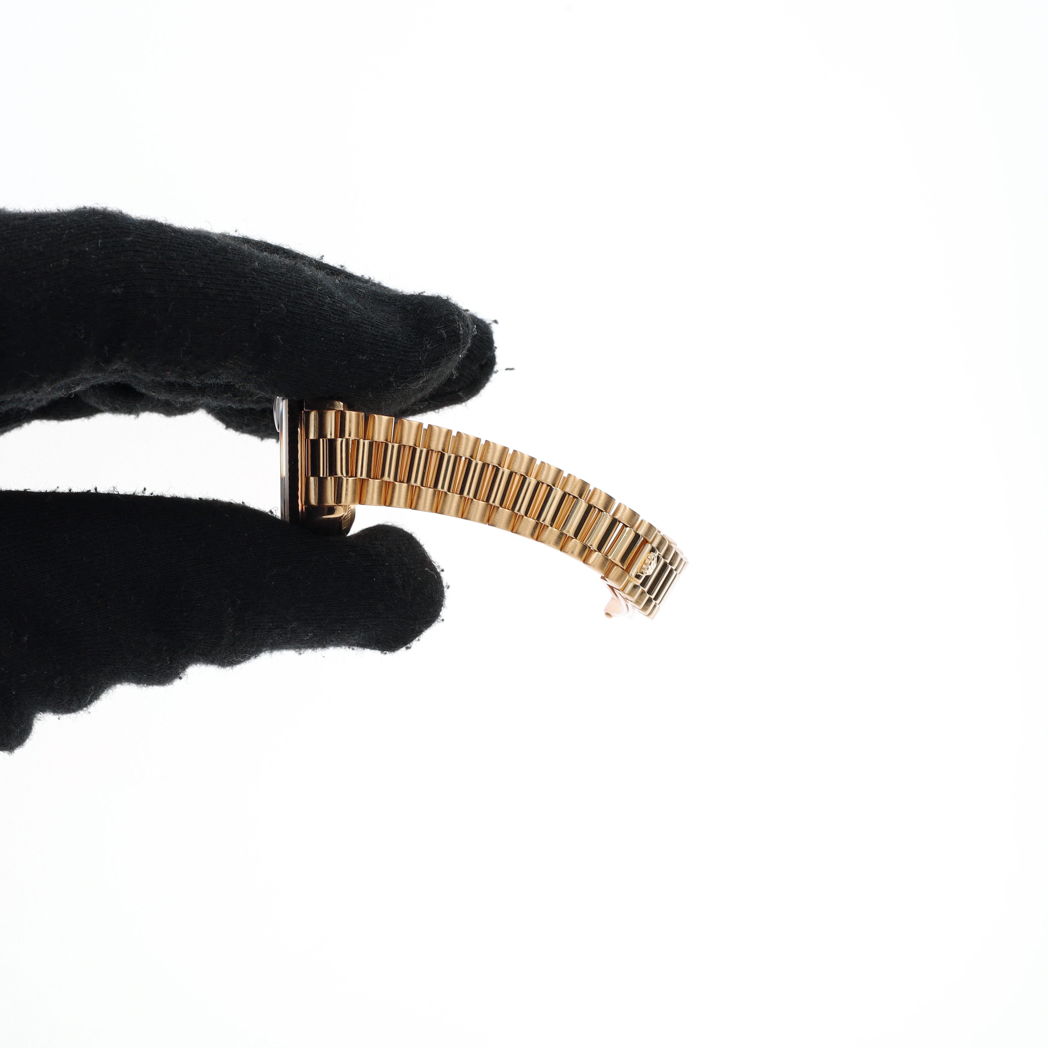 Rolex Datejust 69178 26mm Champagne Index Dial Fluted Bezel President Band - Luxuriant Concierge